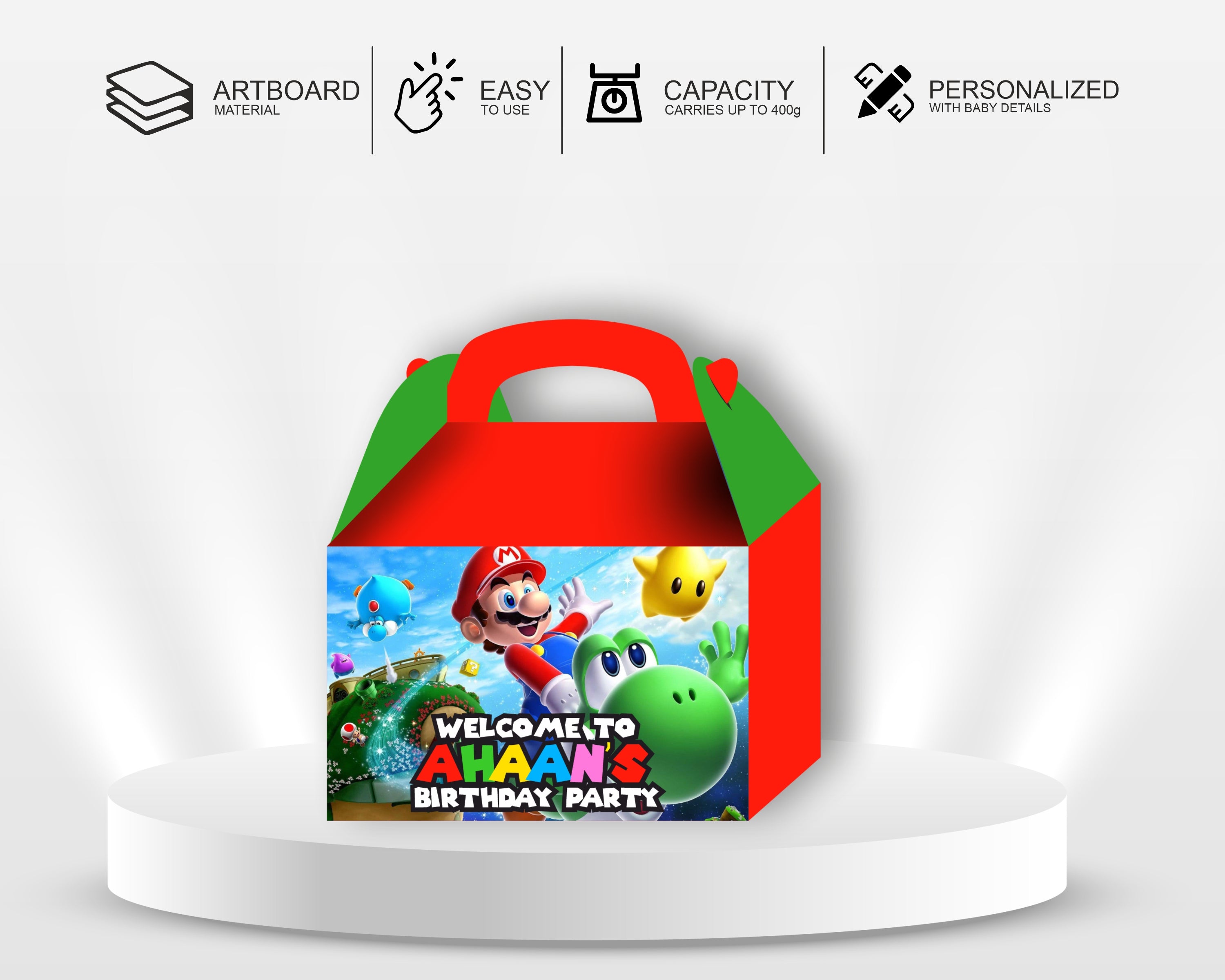 Super Mario Theme Goodie Return Gift Boxes