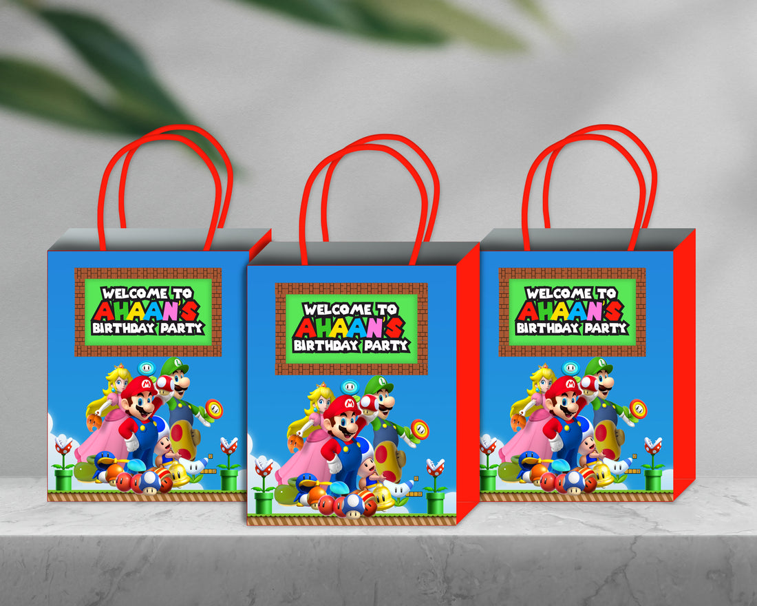 Super Mario Theme Return Gift Bag