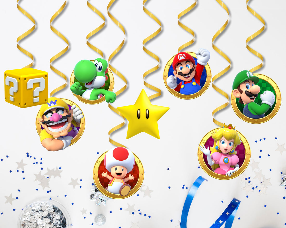 Super Mario Theme Swirls