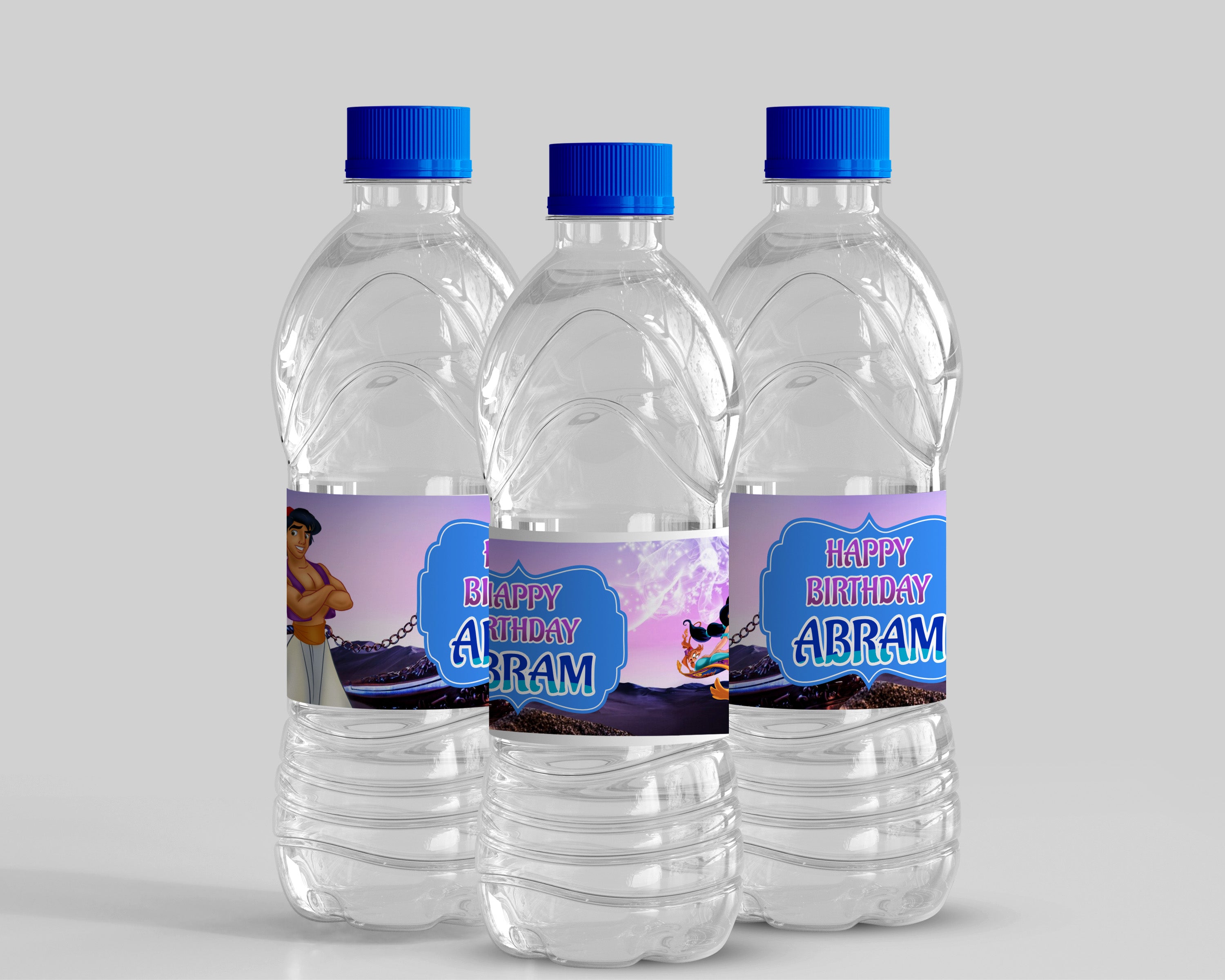 Aladdin Theme Water Bottle Sticker