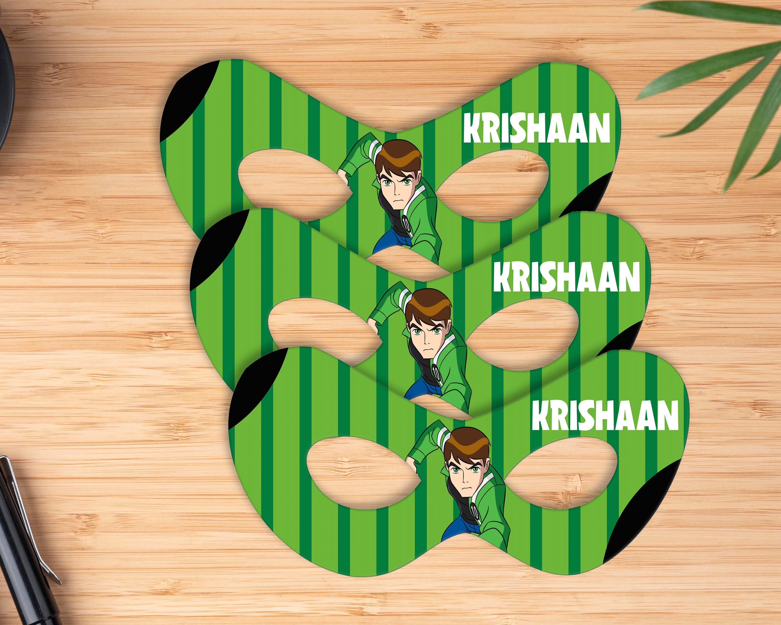 Ben 10 Theme Personalized Eye Mask