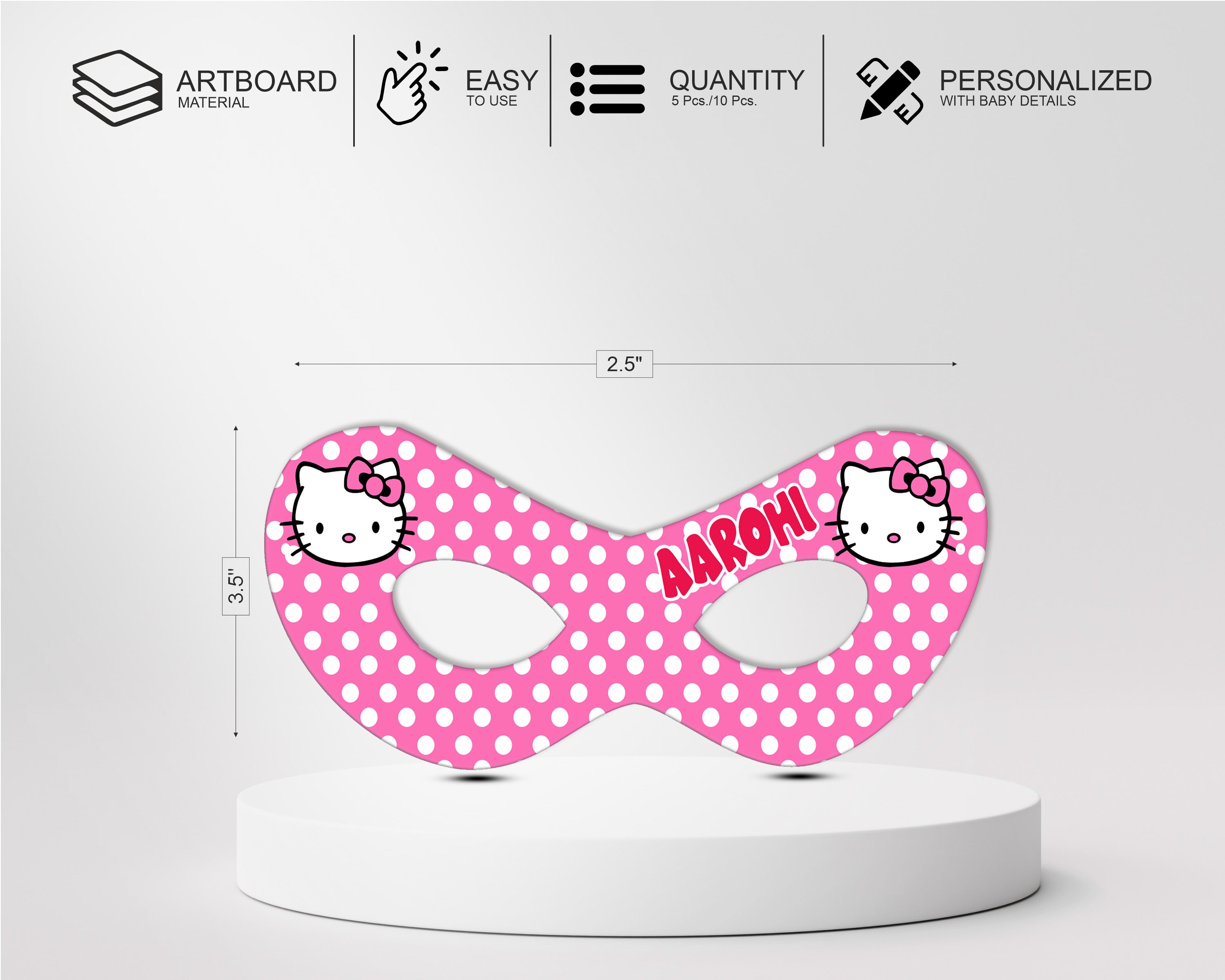 Hello Kitty Theme Customized Eye Mask