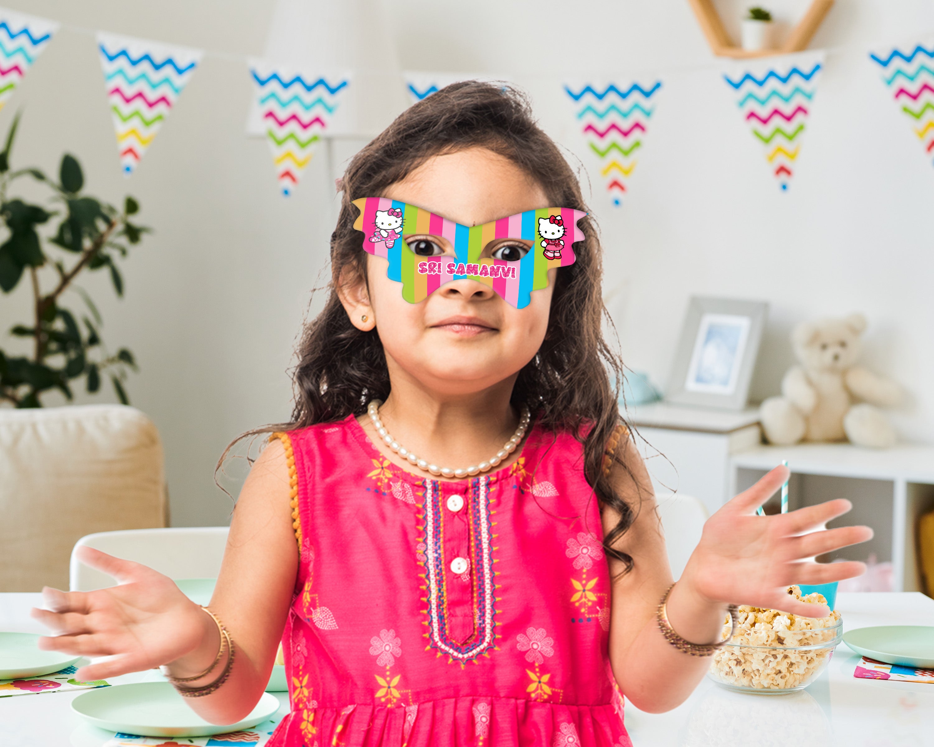 Hello Kitty Theme Personalized Eye Mask