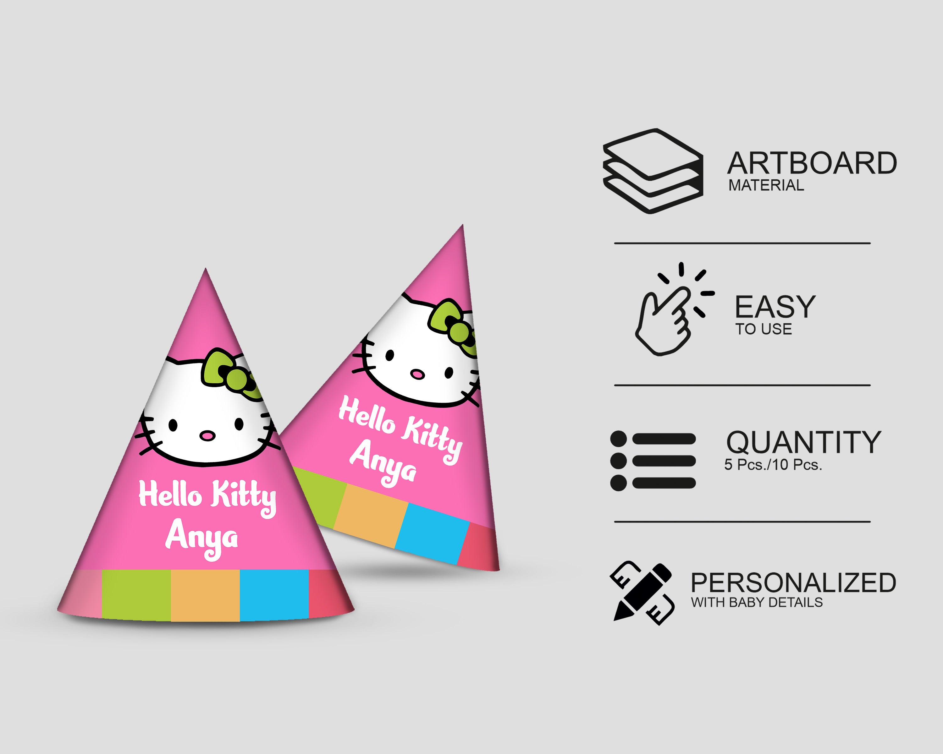 Hello Kitty Theme Personalized Hat