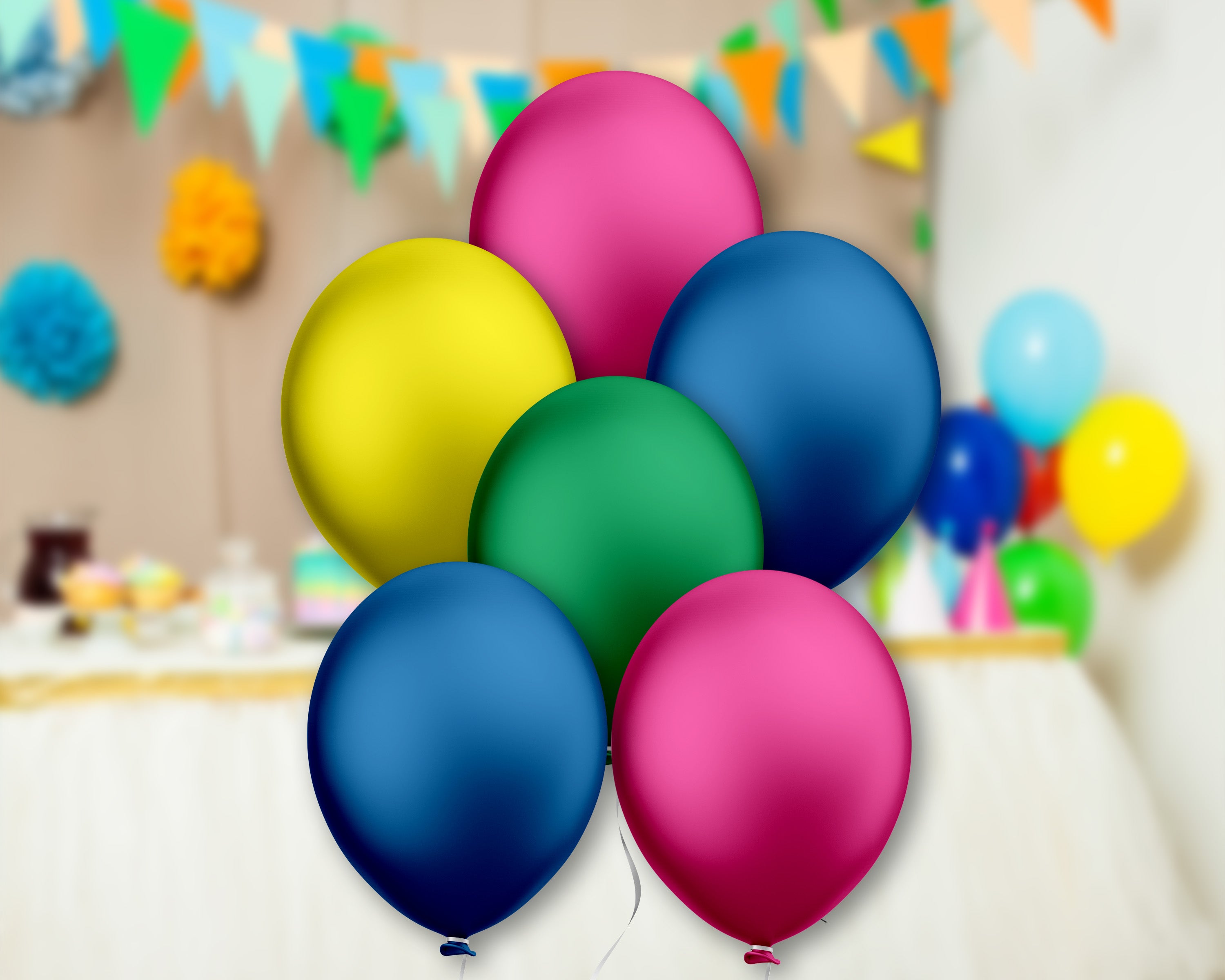 Shark Theme Colour 60 Pcs Balloons