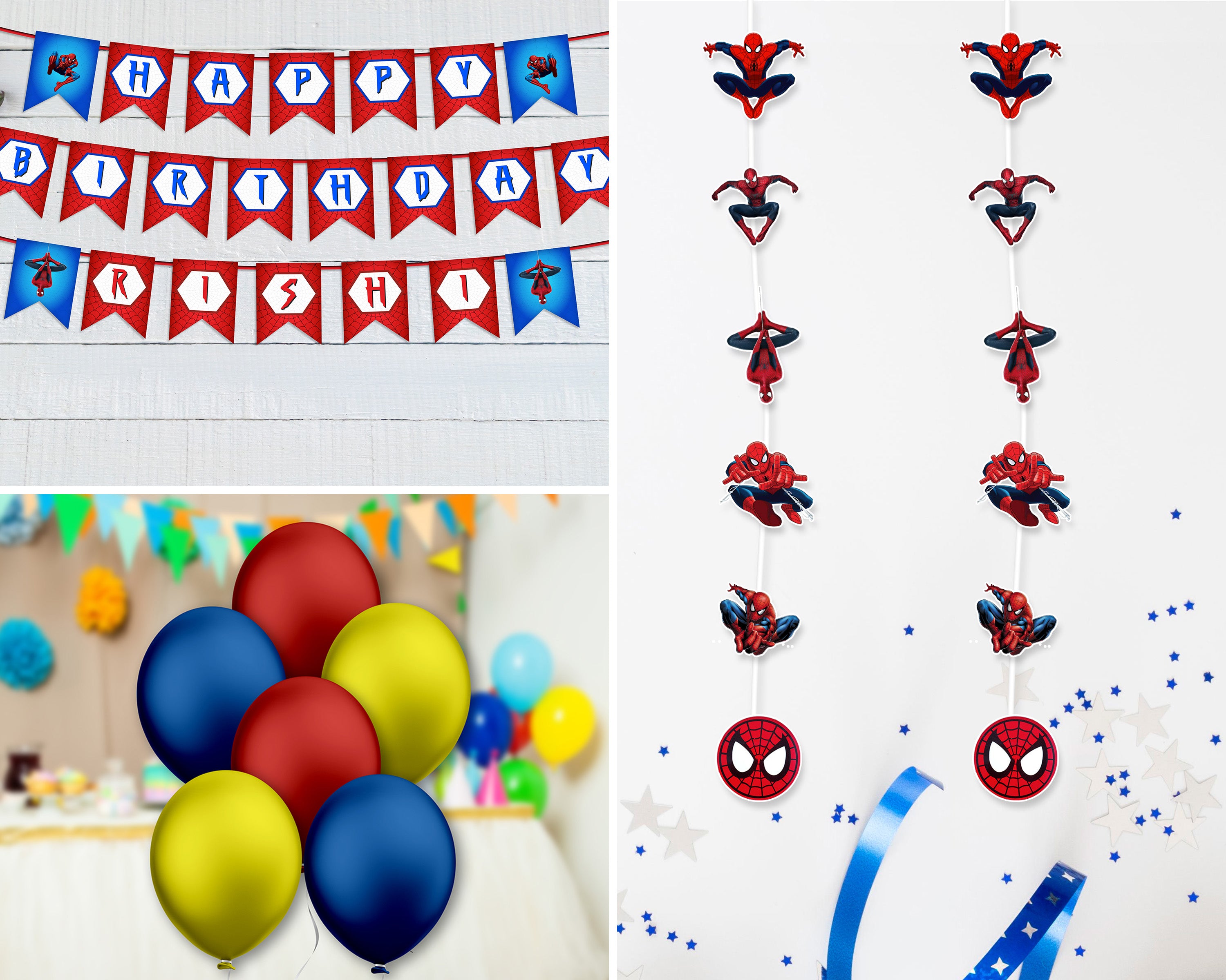 Spiderman Theme Combo Basic Kit - image 1 of 4 | Party Supplies India