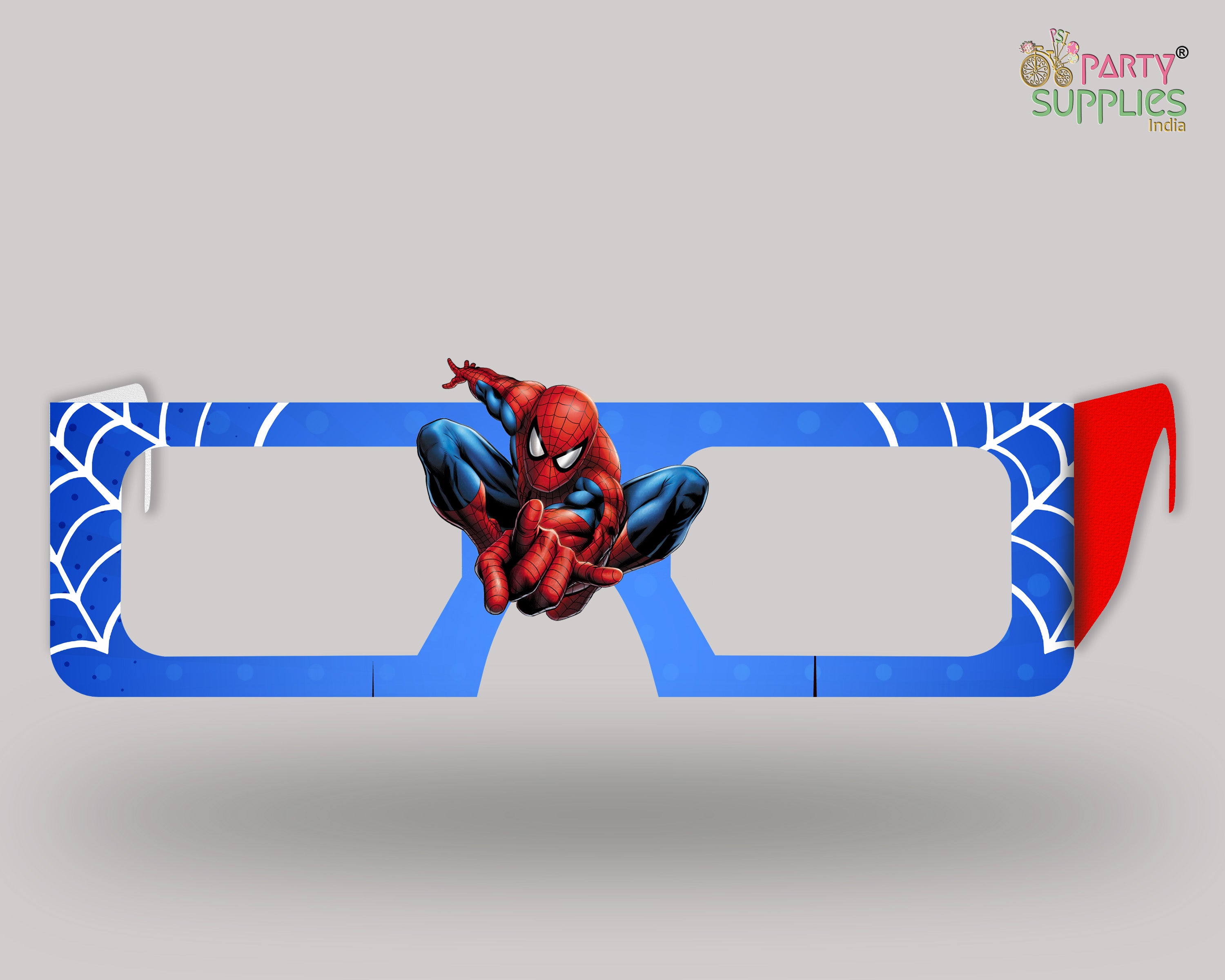 Spiderman theme Birthday Party Glasses