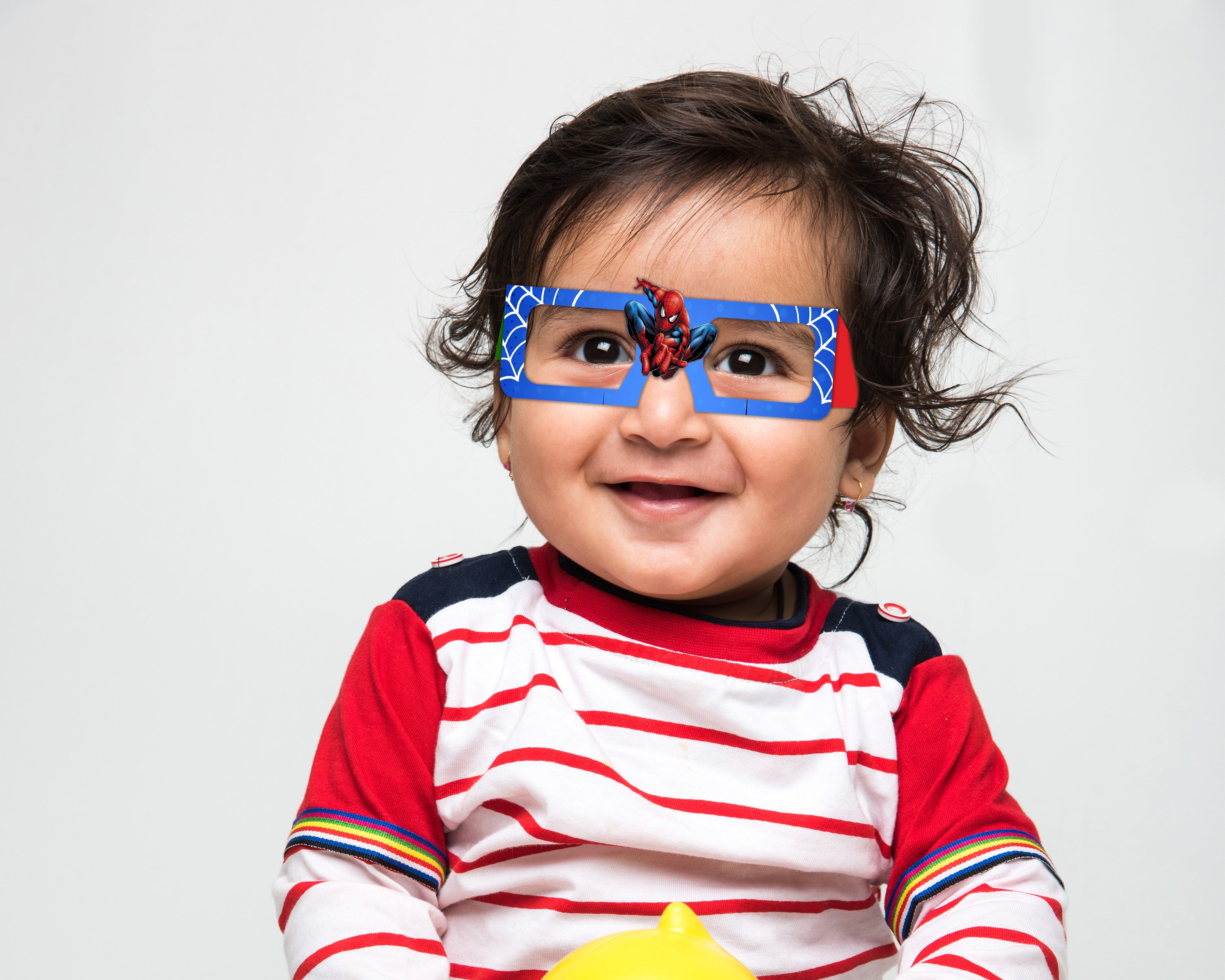 Spiderman theme Birthday Party Glasses