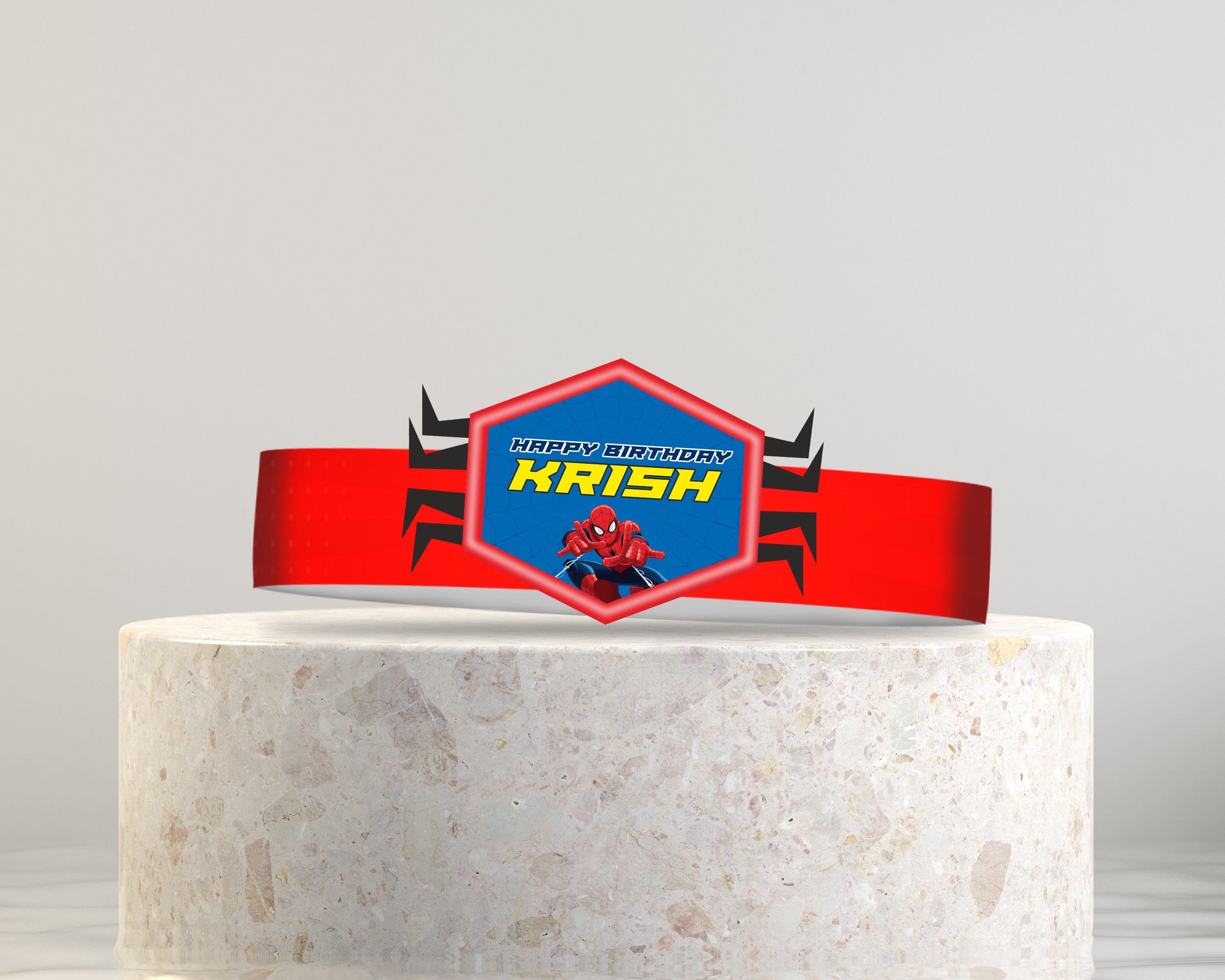 Spiderman Theme Crown Hat