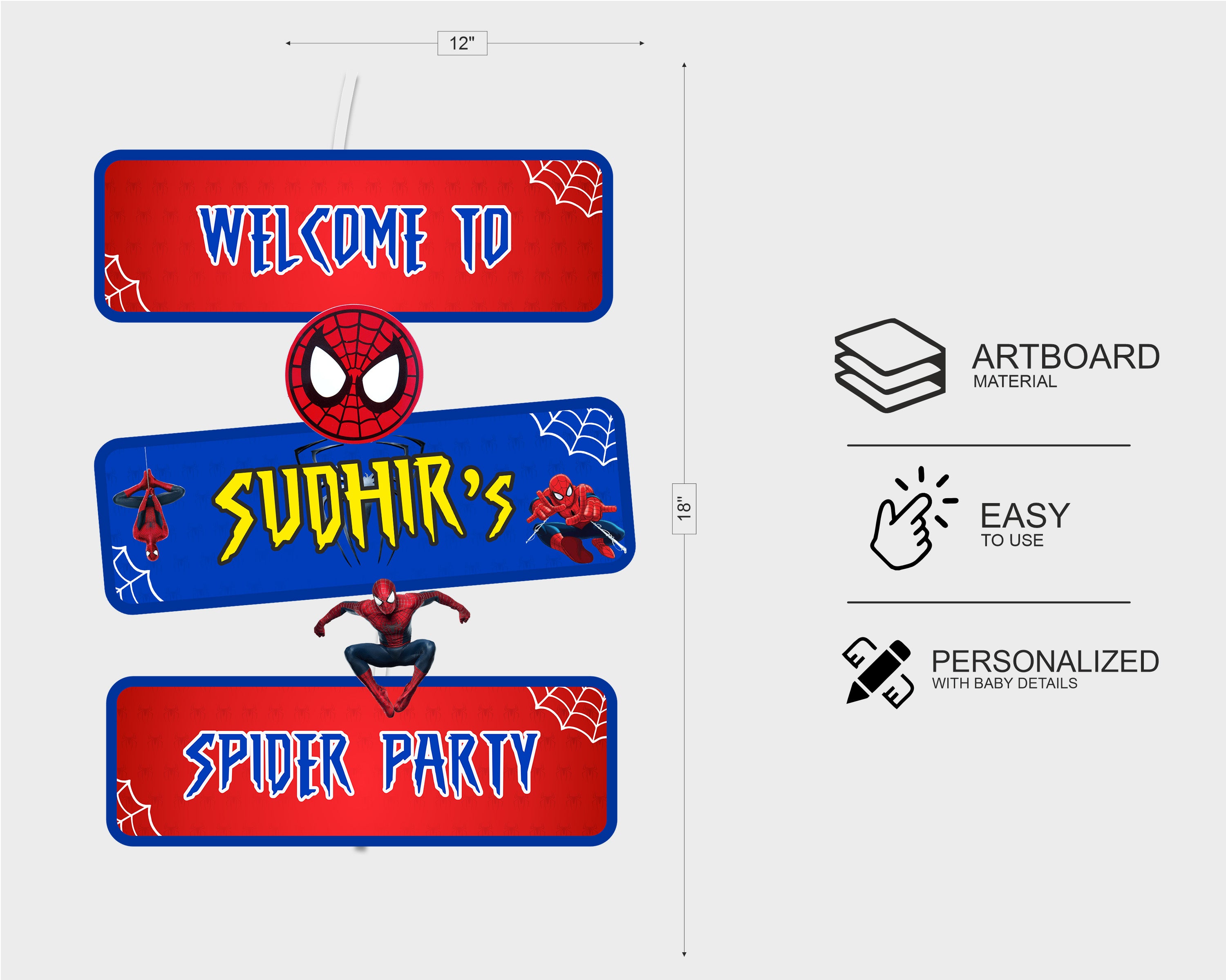 Aeroplane Theme Door Poster