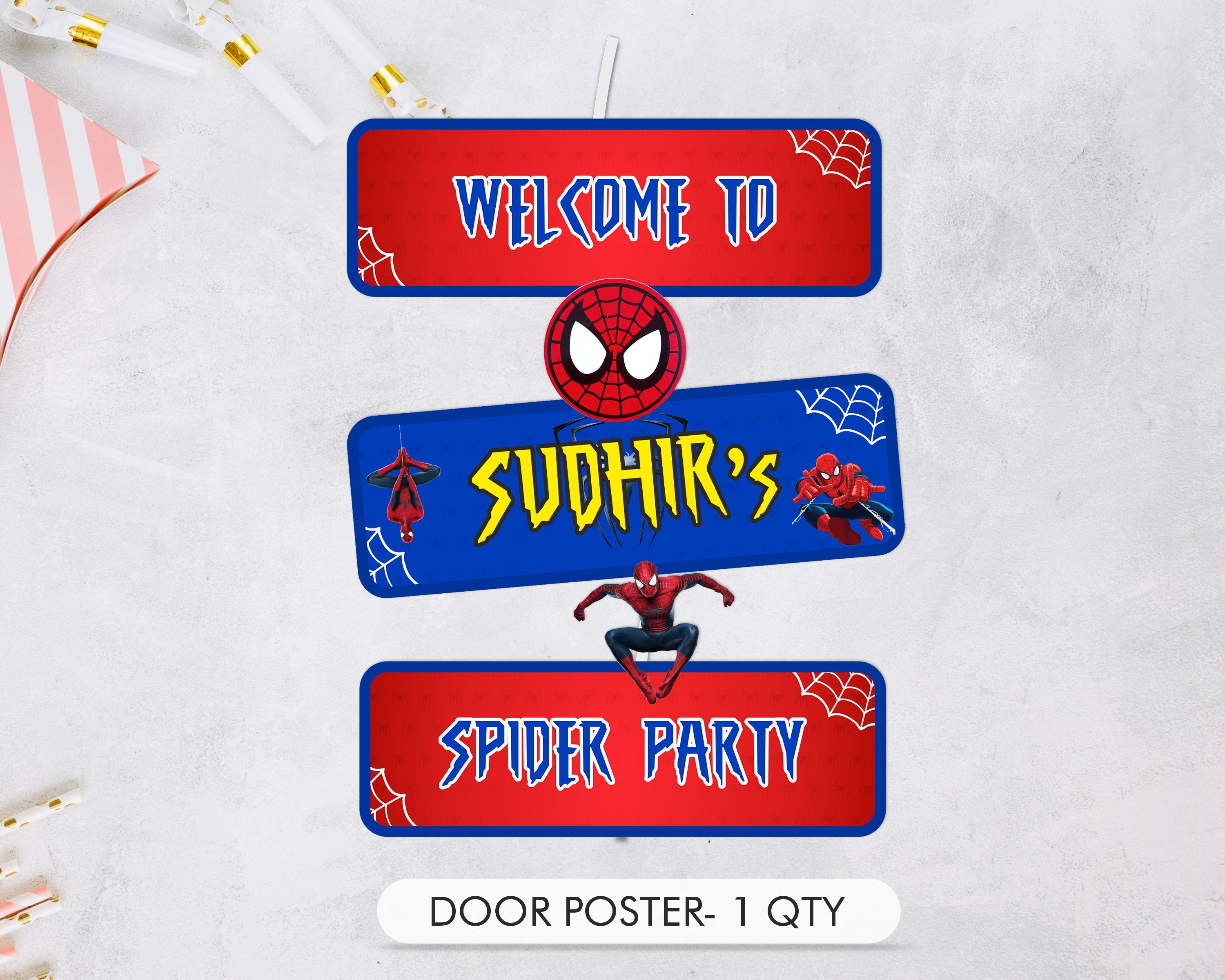 Spiderman Theme Preferred combo Kit - image 5 of 10 | Party Supplies India