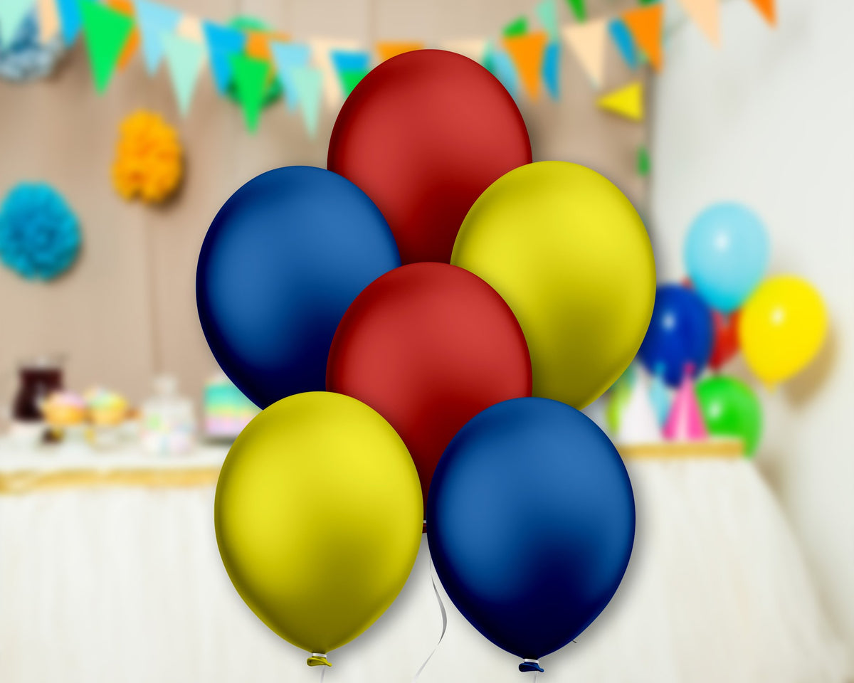 Spiderman Theme Colour 60 Pcs Balloons