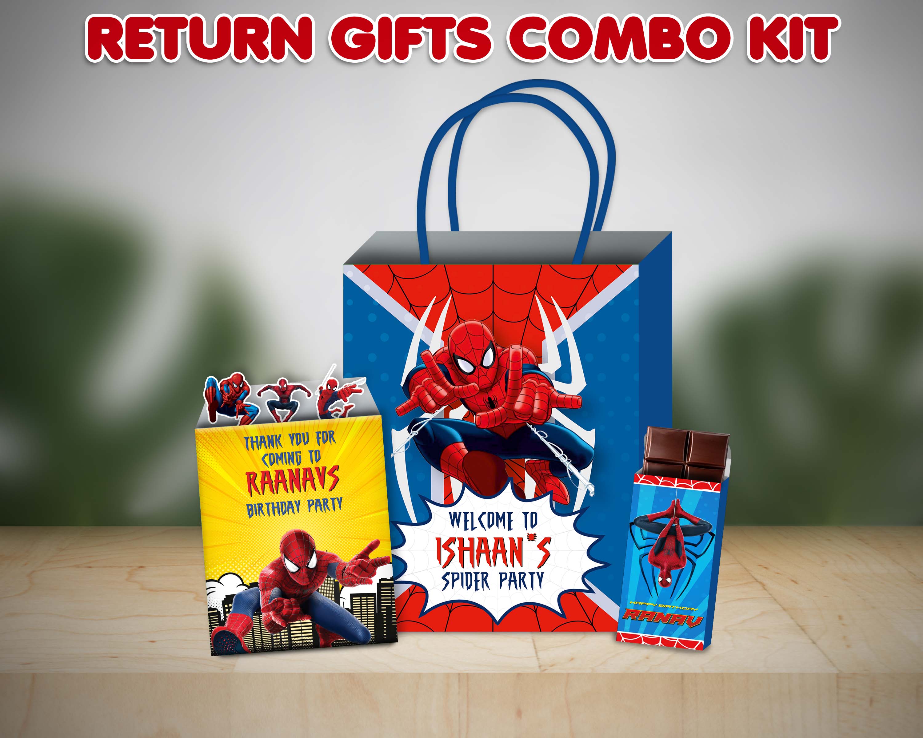Spiderman Theme Return Gift Combo