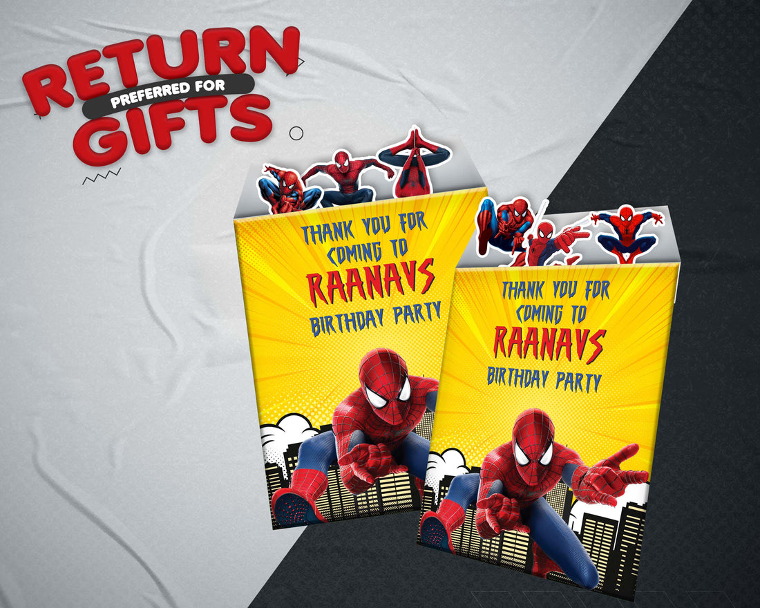 Spiderman Theme Mini Magnetic Return Gift Pack
