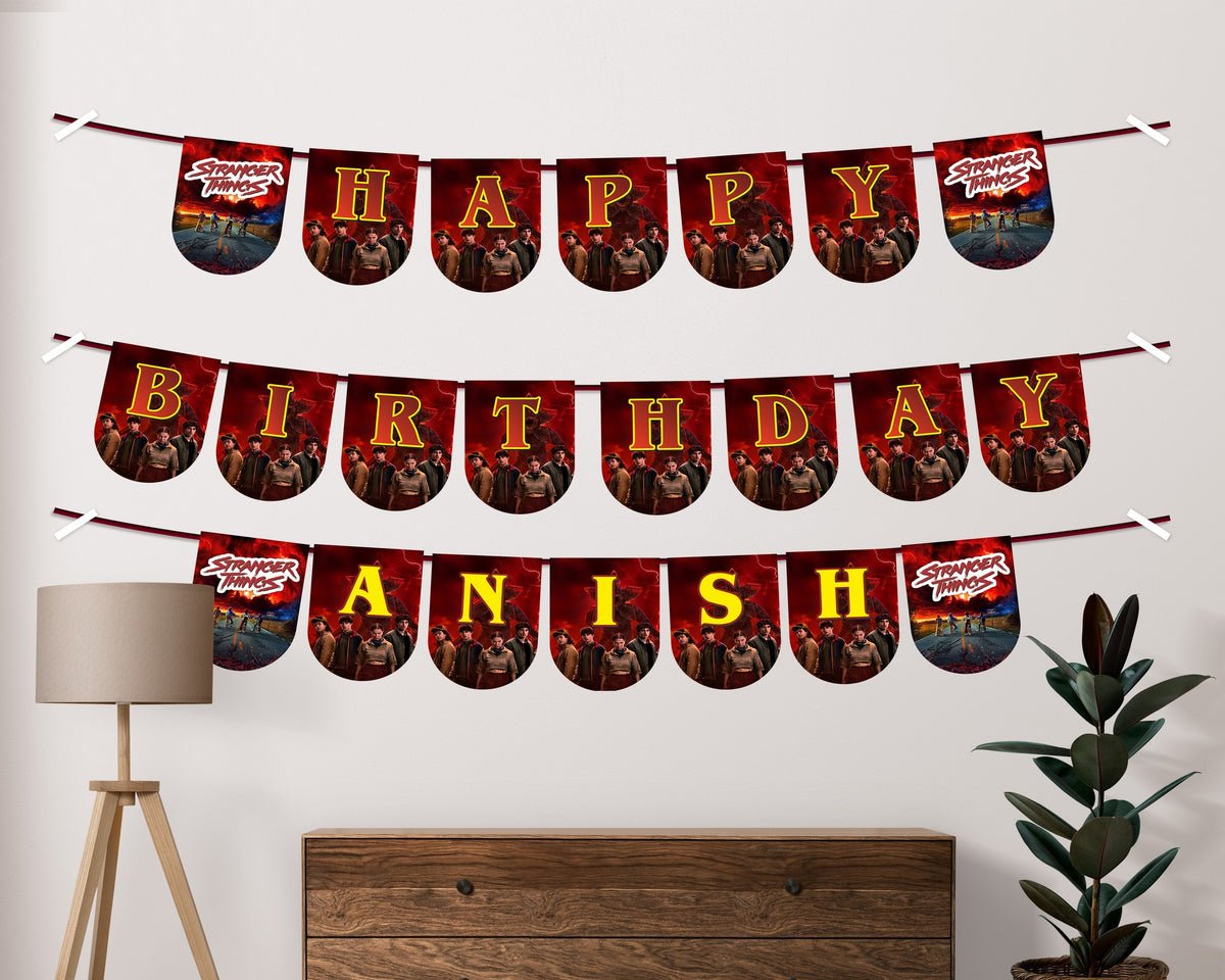 Stranger Things Theme Customized Hanging