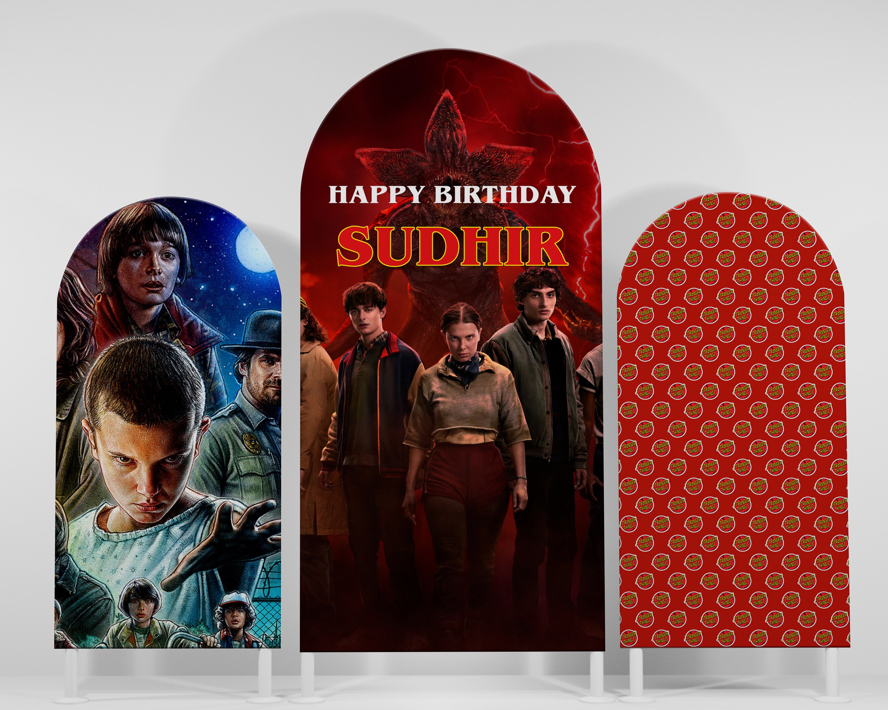 Stranger Things Theme Arch Backdrop