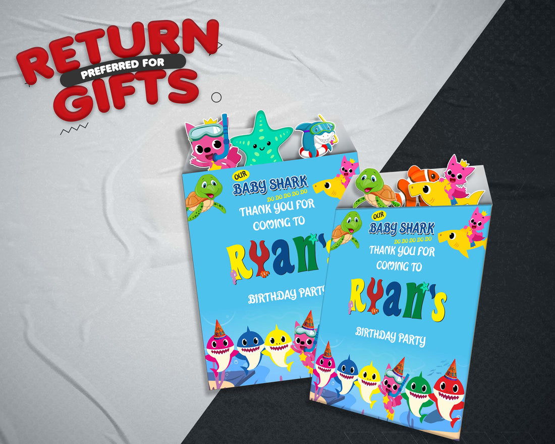 Shark Theme Mini Magnetic Return Gift Pack