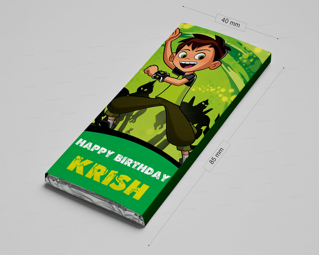 Ben 10 Theme Home Made Chocolate Return Gifts