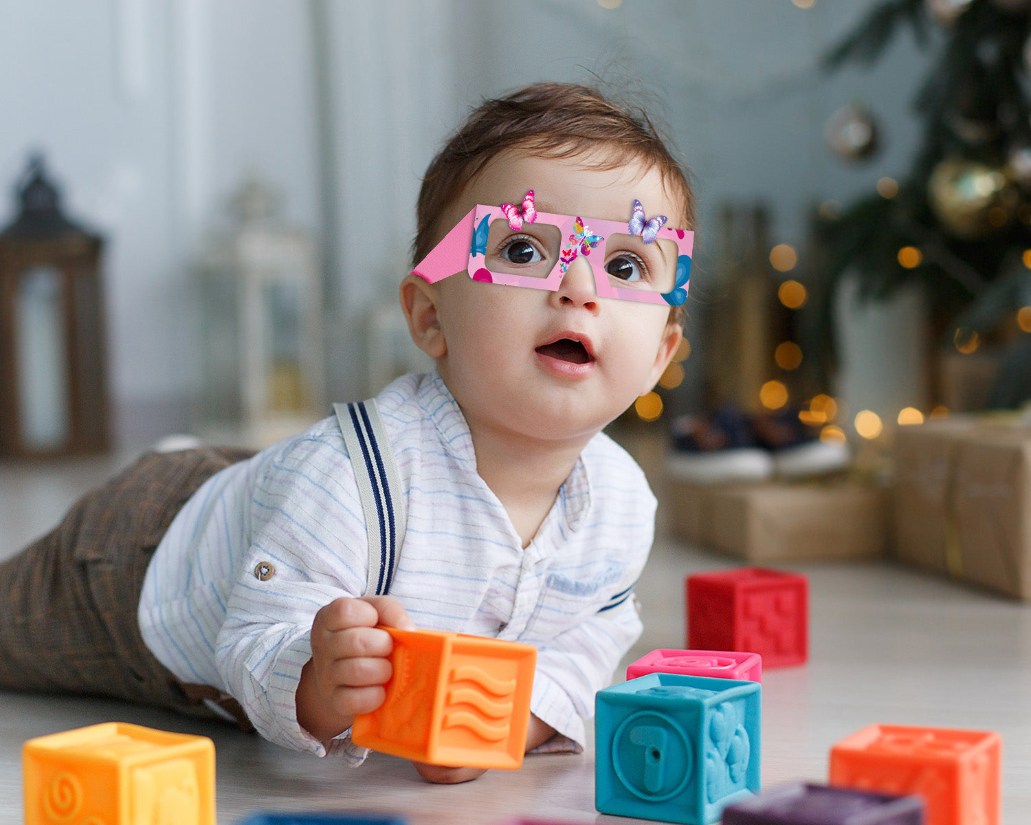 Butterfly theme Birthday Party glasses