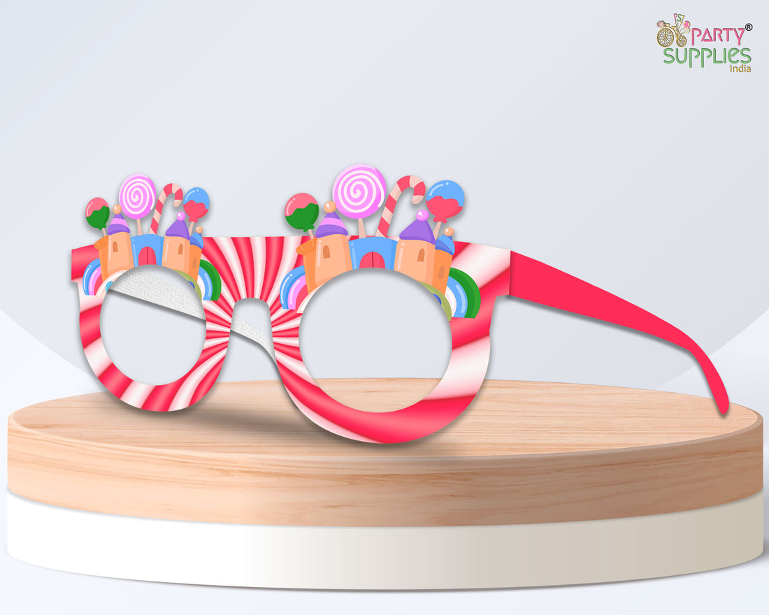 Candy theme Birthday Party glasses