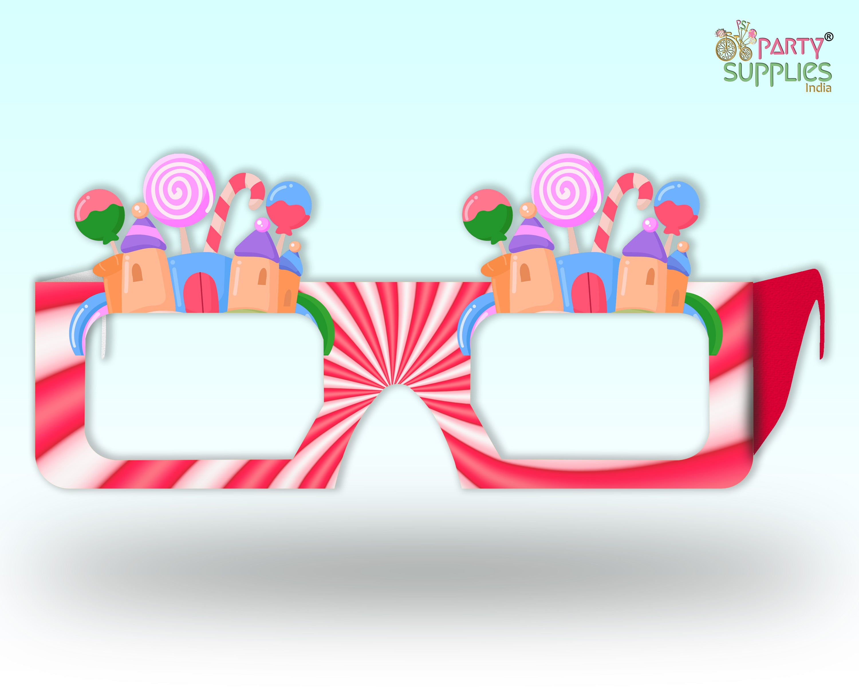 Candy theme Birthday Party glasses