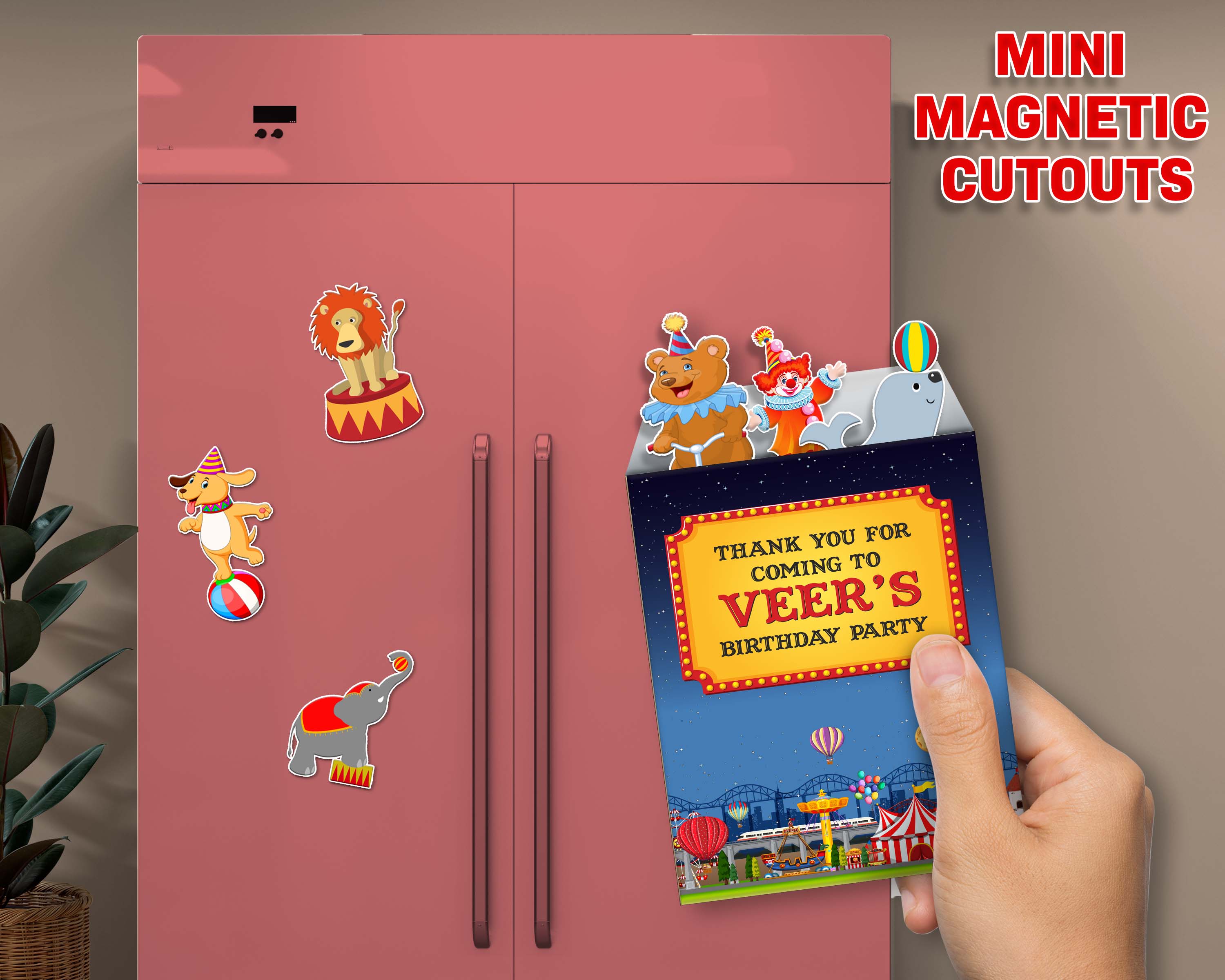 Circus Theme Mini Magnetic Return Gift Pack