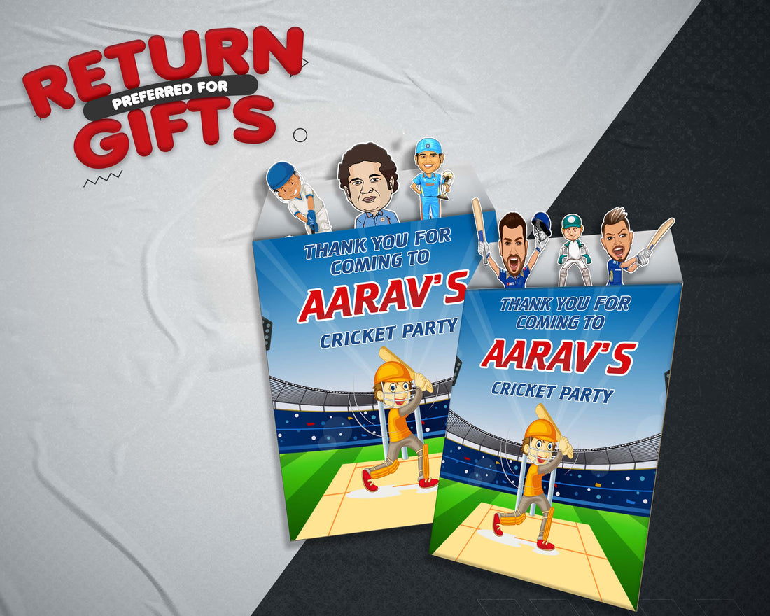 Cricket Theme Mini Magnetic Return Gift Pack