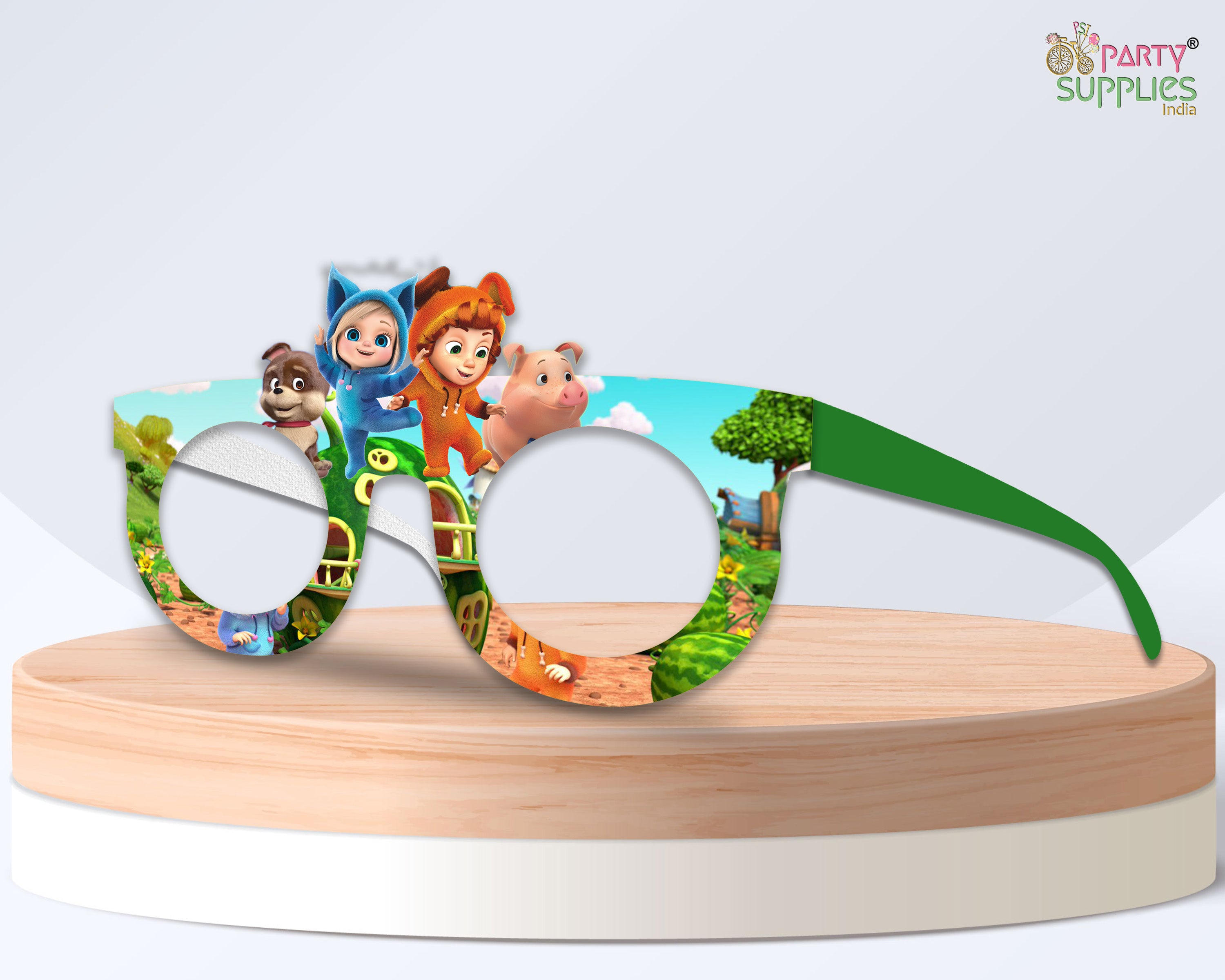 Dave And Ava theme Birthday Party glasses