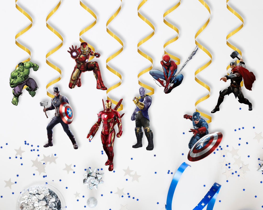 Avengers Theme Customized Swirls