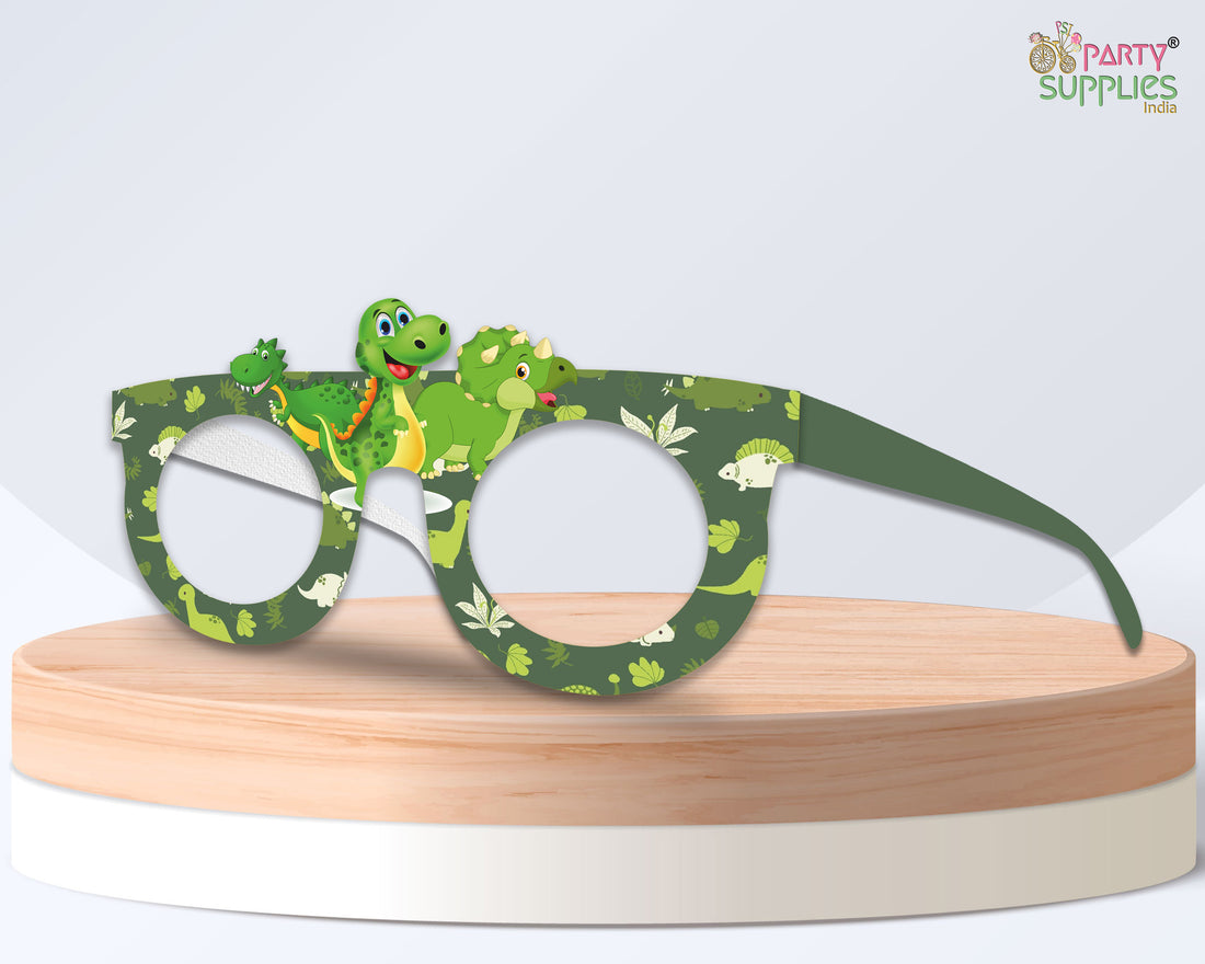 Dinosaur theme Birthday Party glasses