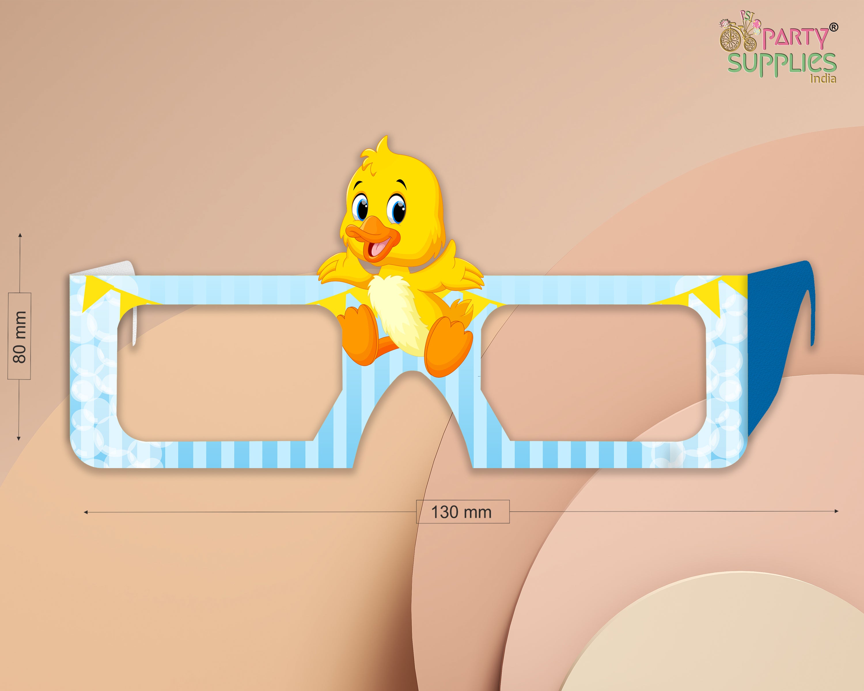Duck Boy Theme Birthday Party Glasses