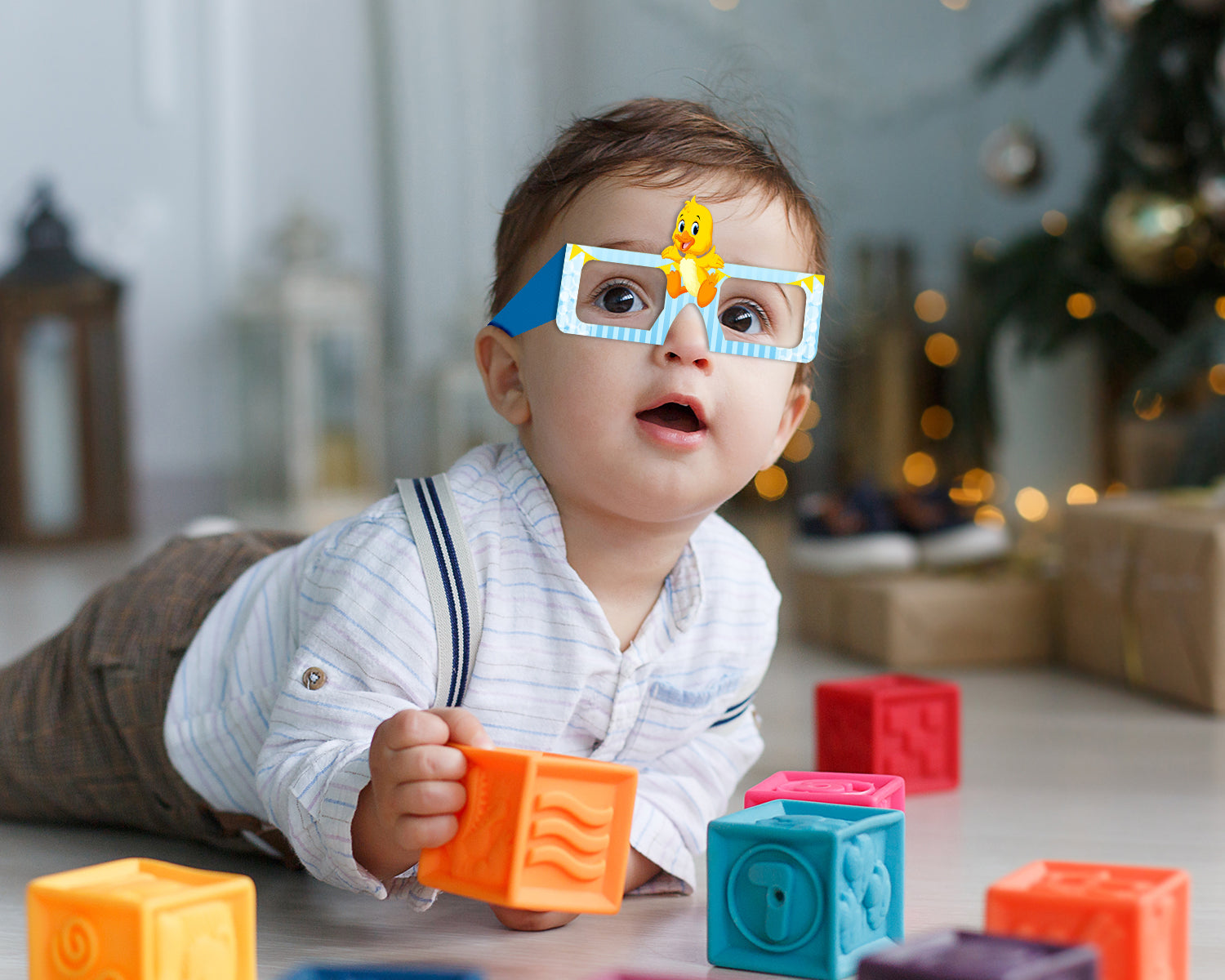 Duck Boy Theme Birthday Party Glasses