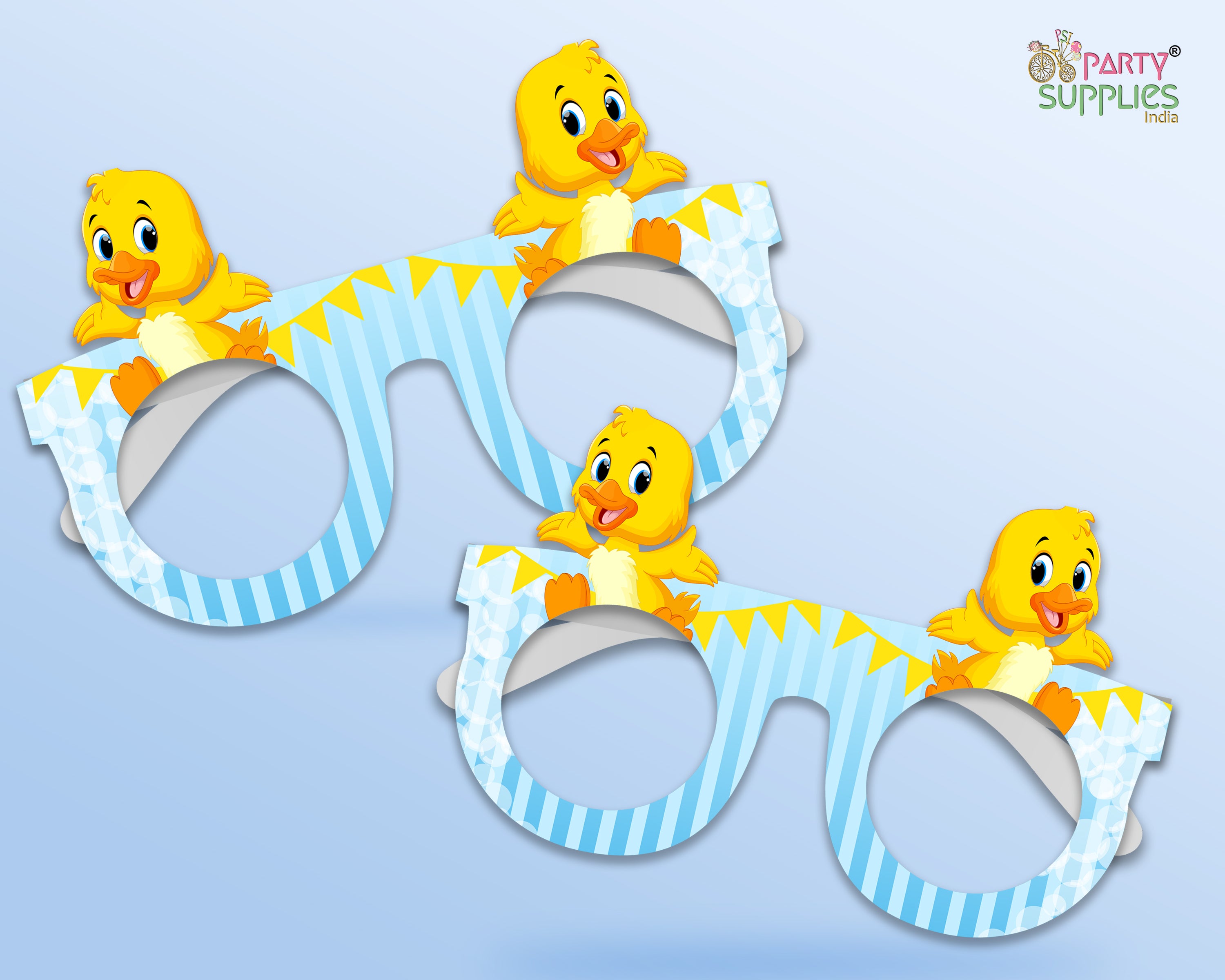Duck Boy Theme Birthday Party Glasses