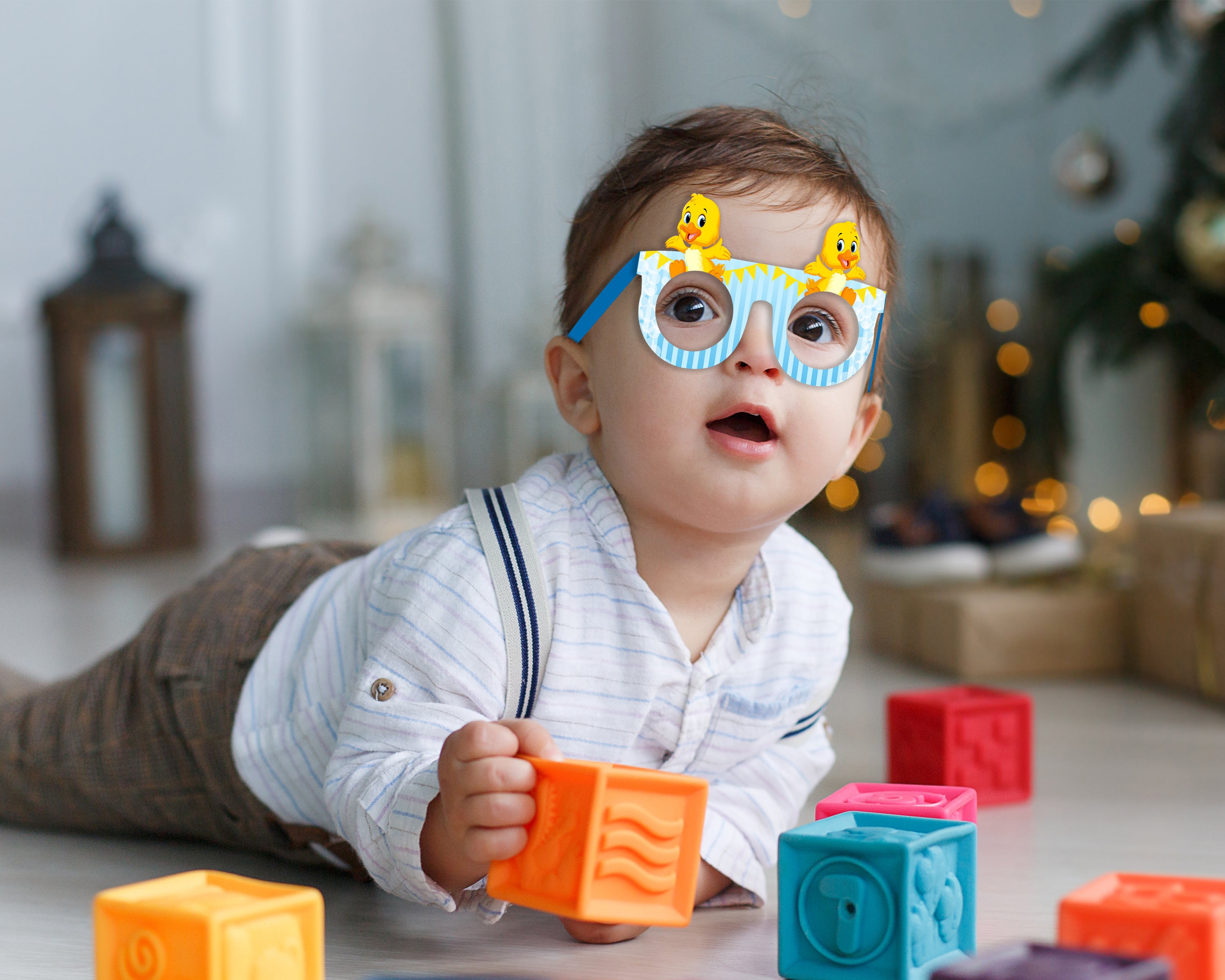 Duck Boy Theme Birthday Party Glasses