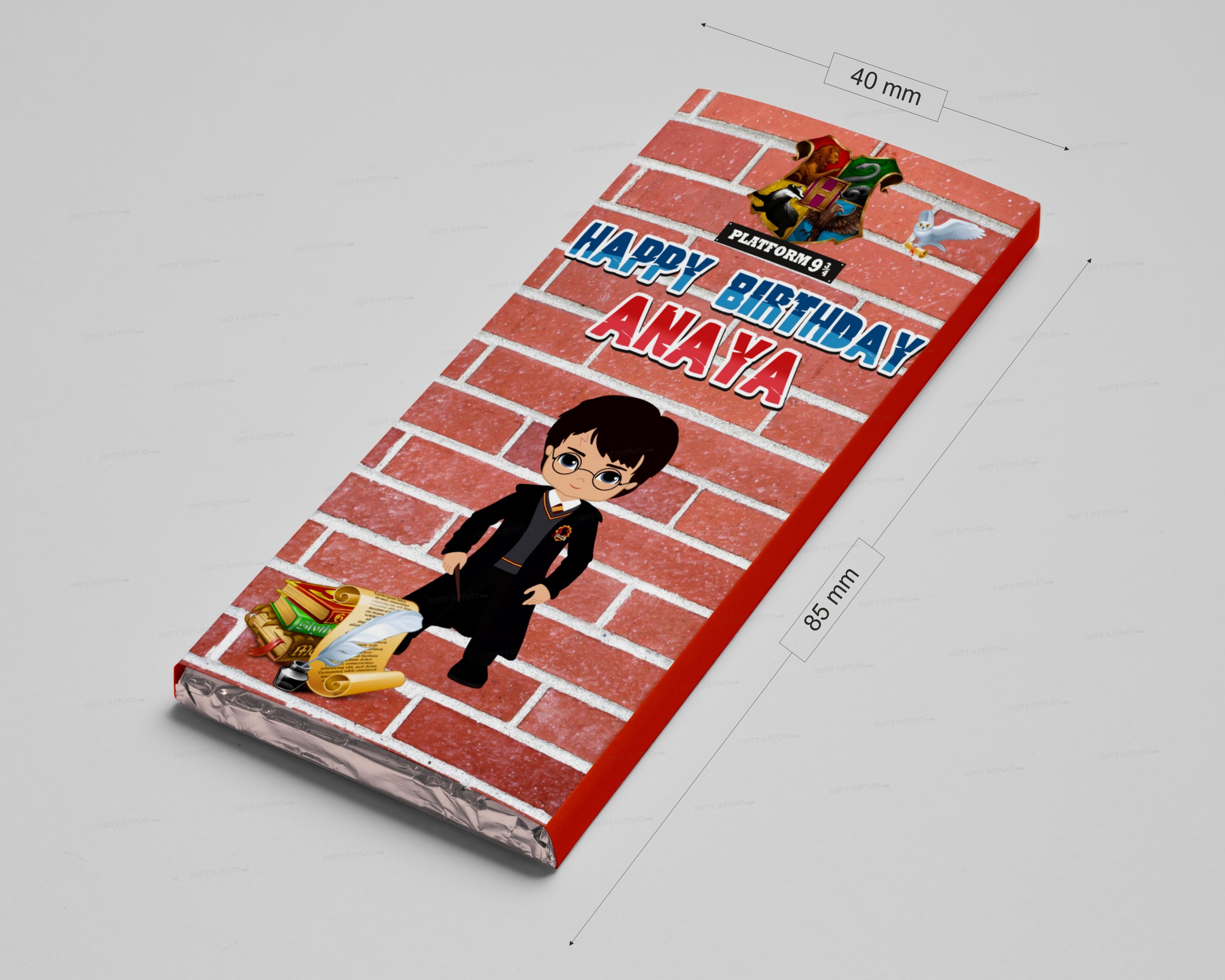 Harry Potter Theme Home Made Chocolate Return Gifts