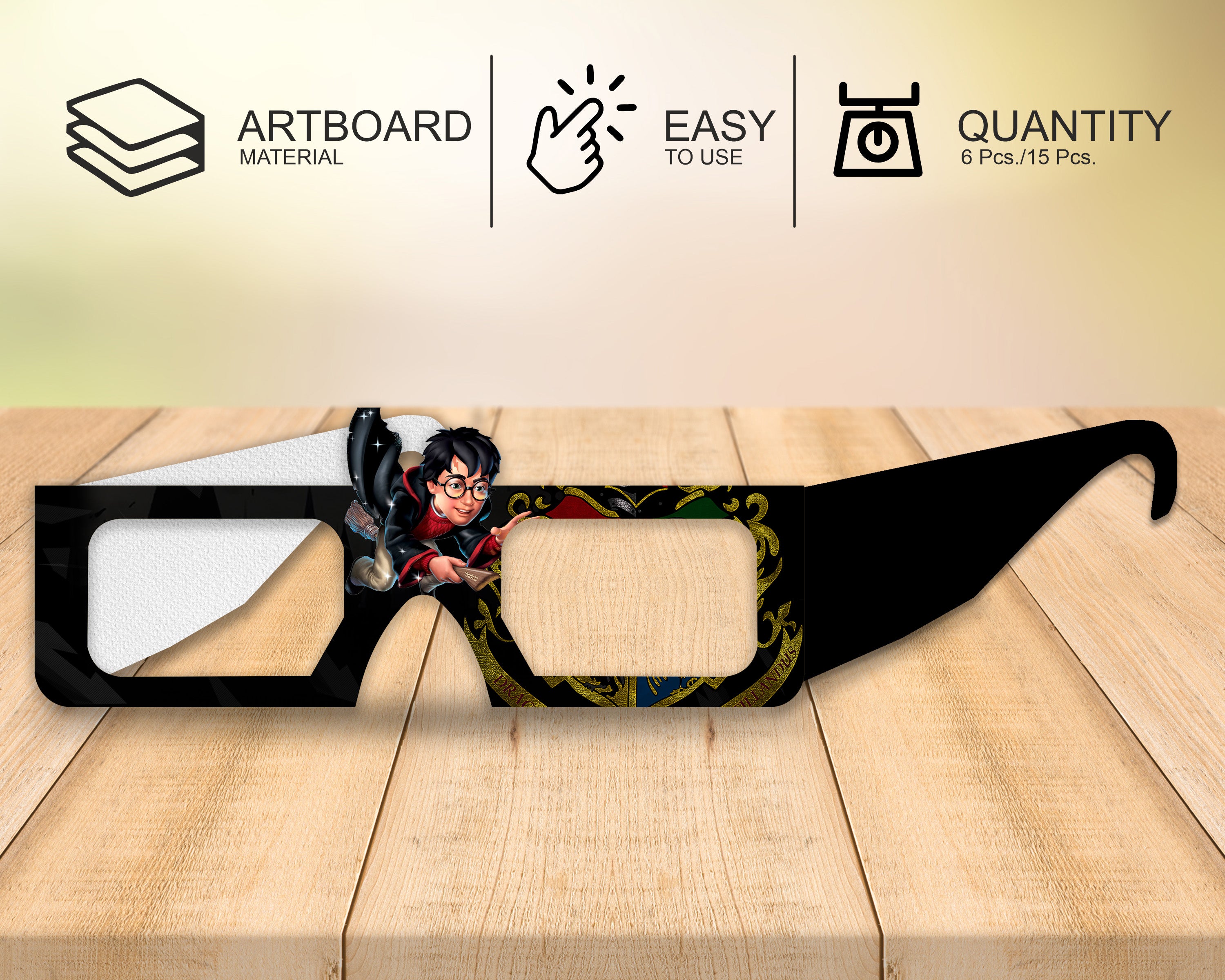 Harry Potter theme Birthday Party glasses