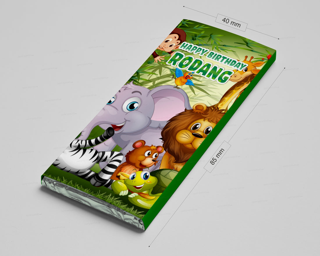 Jungle Theme Home Made Return Gift Chocolates