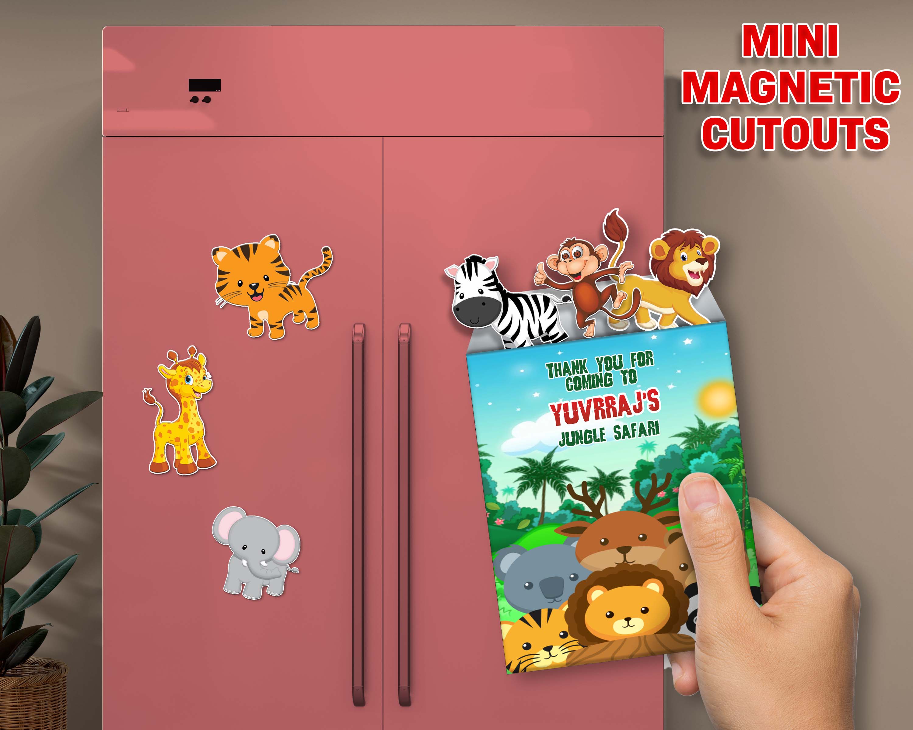 Jungle Theme Mini Magnetic Return Gift Pack