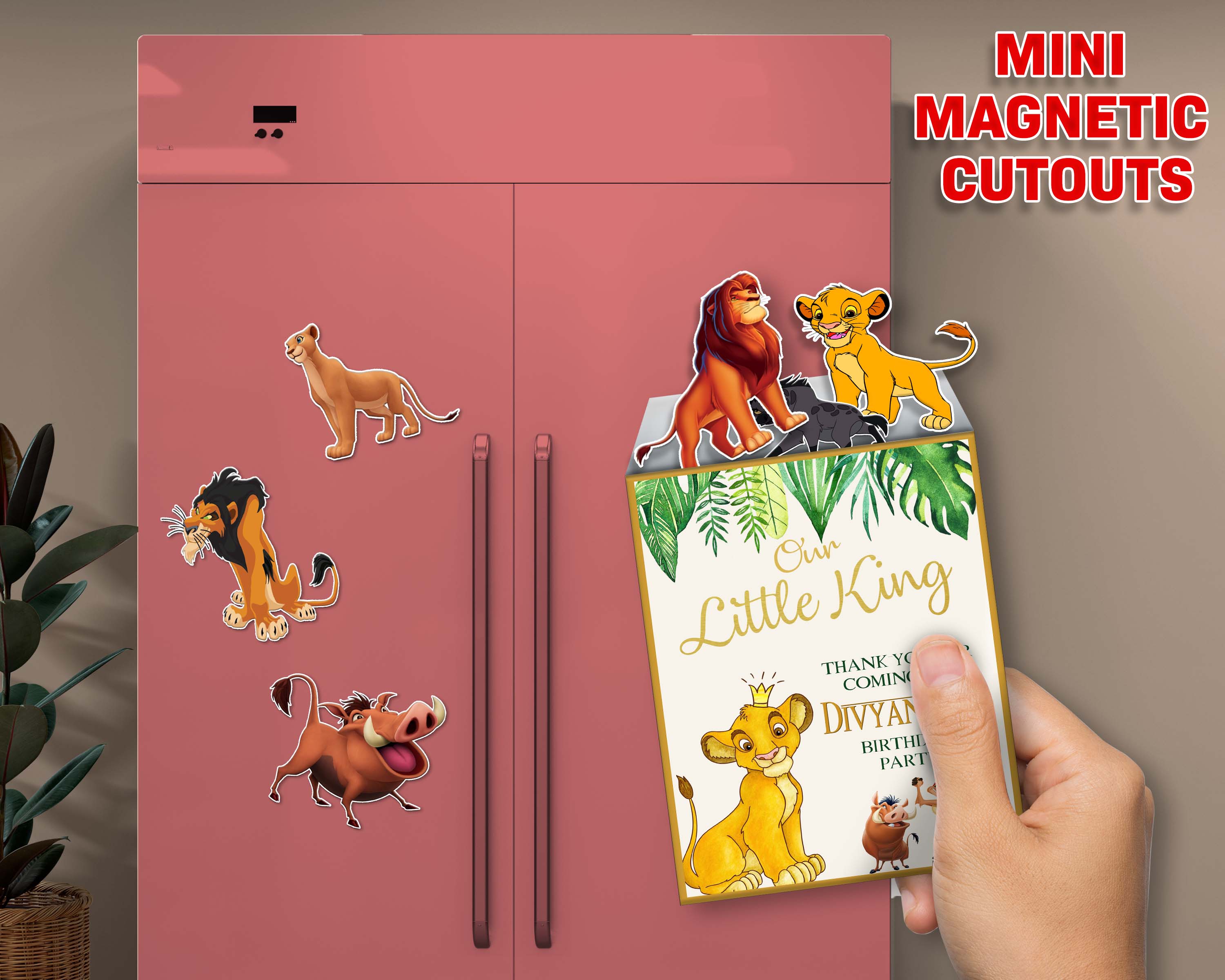Lion King Theme Magnetic Sticker Return Gift Pack
