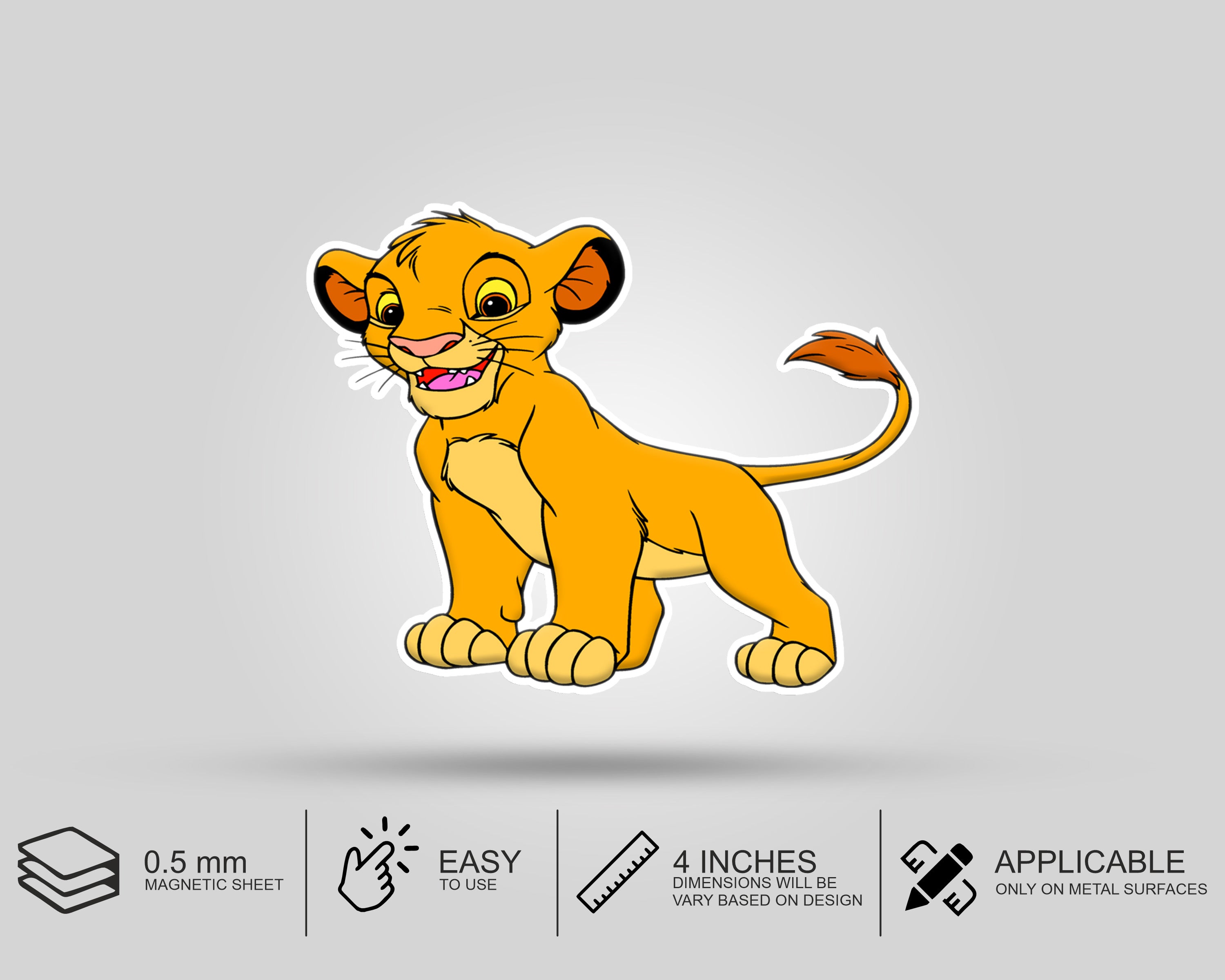 Lion King Theme Magnetic Sticker Return Gift Pack