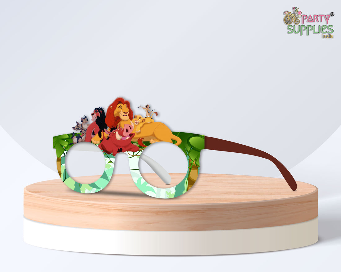Lion King Theme Birthday Party Glasses