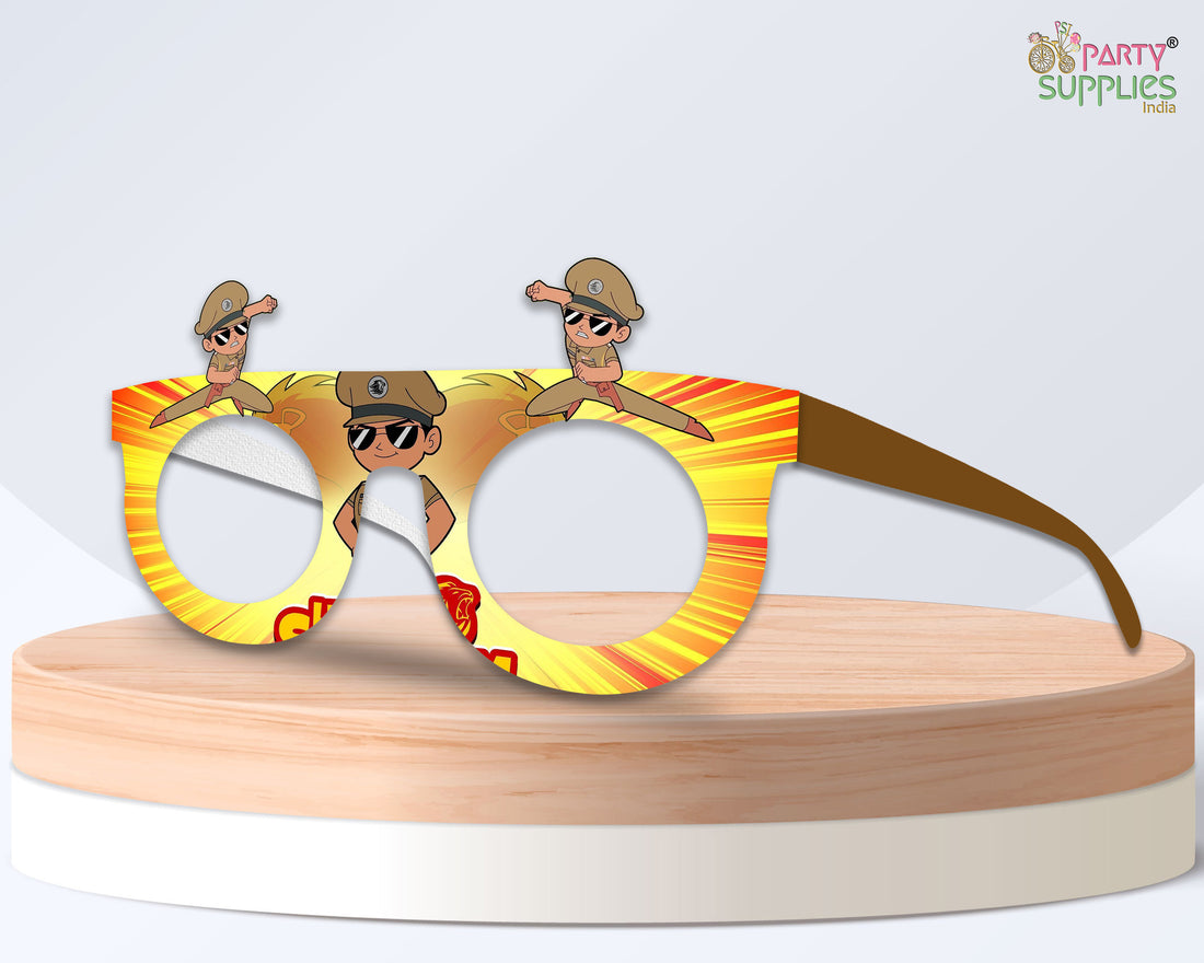 Little Singham theme Birthday Party glasses