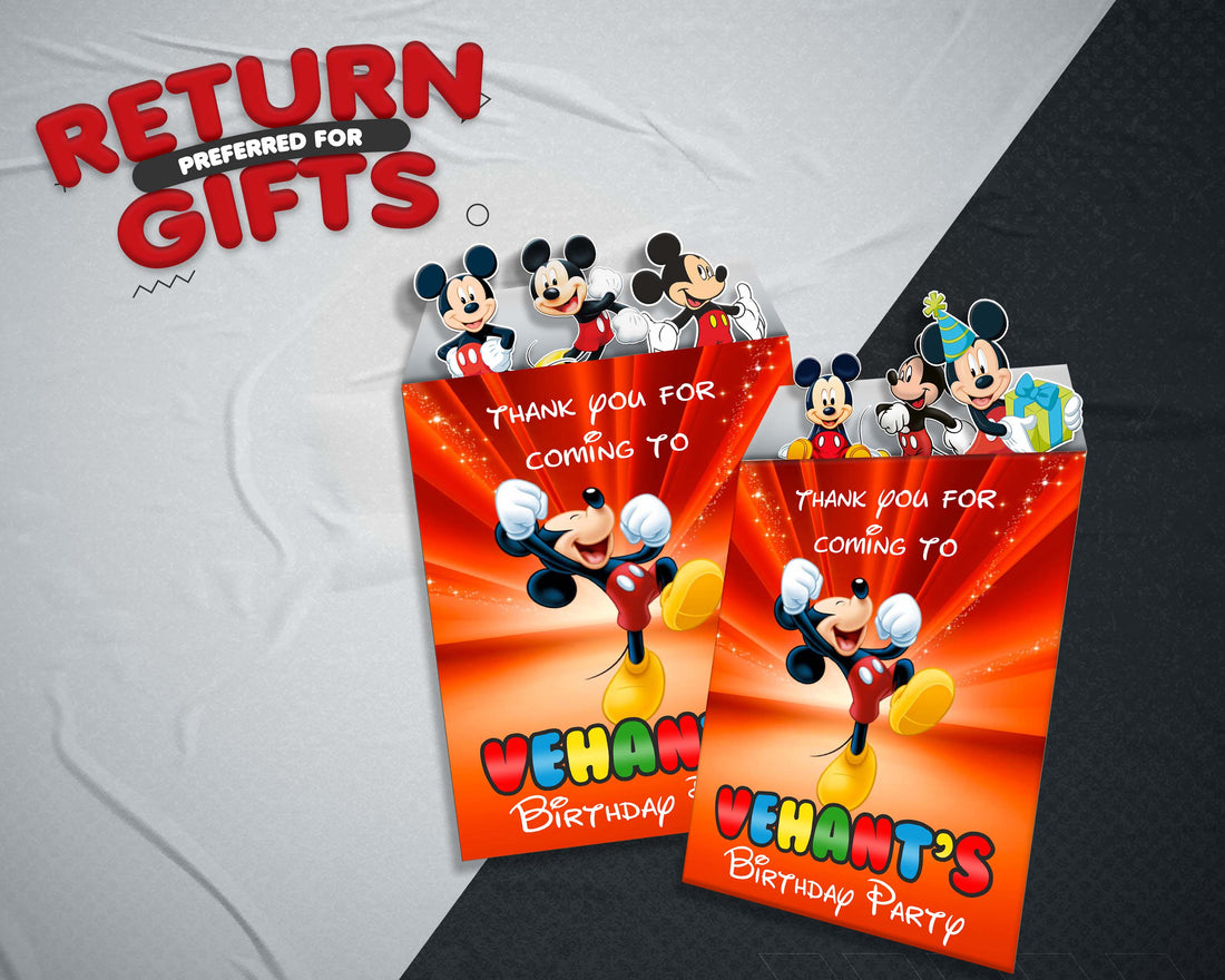 Mickey Mouse Theme Mini Magnetic Return Gift Pack