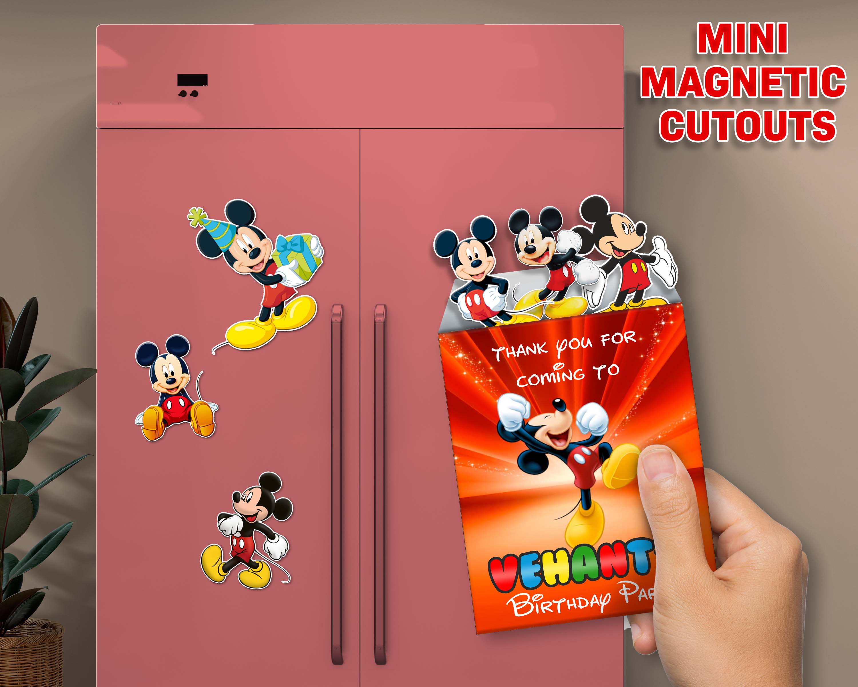Mickey Mouse Theme Mini Magnetic Return Gift Pack