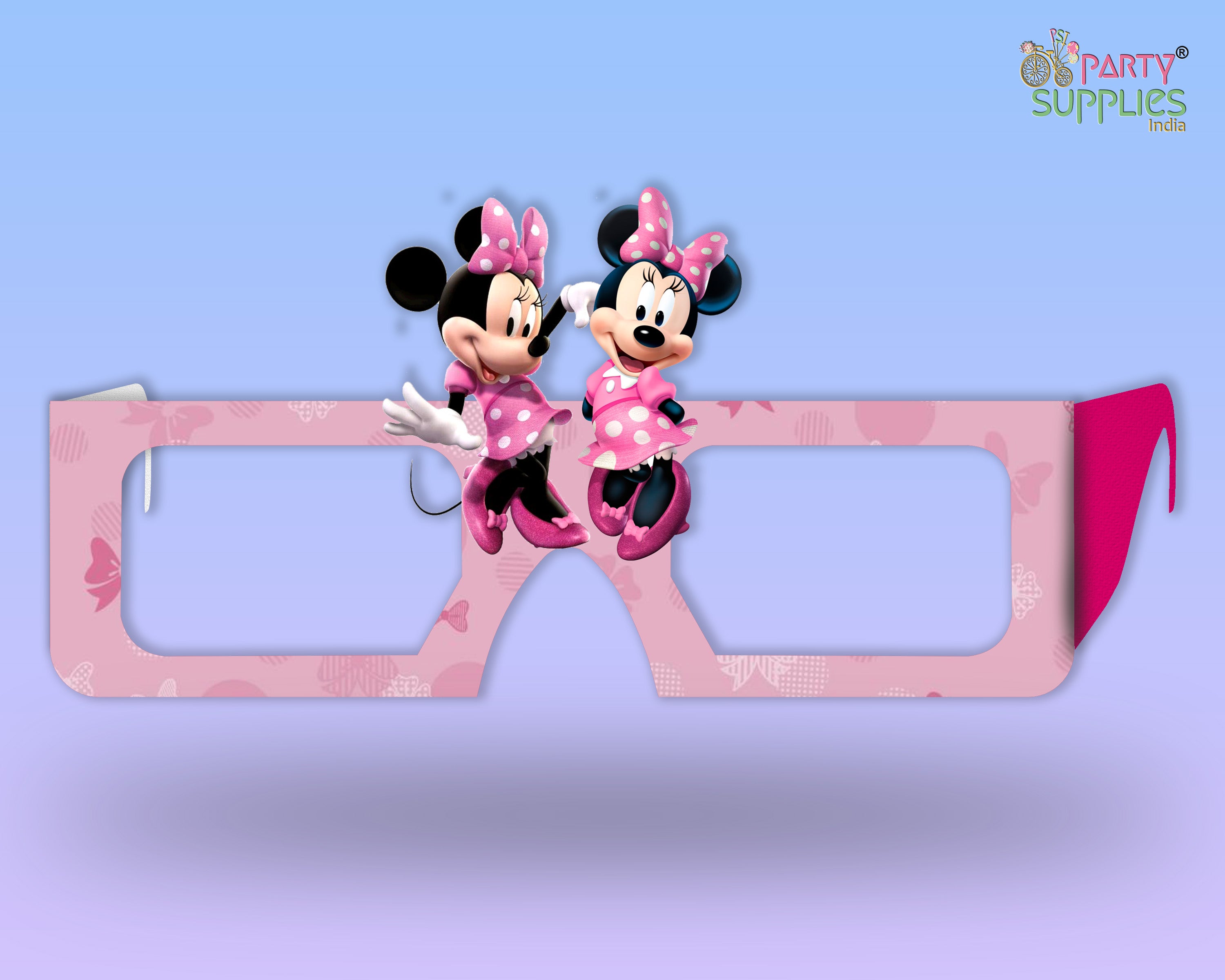 Minnie Mouse theme Birthday Party glasses