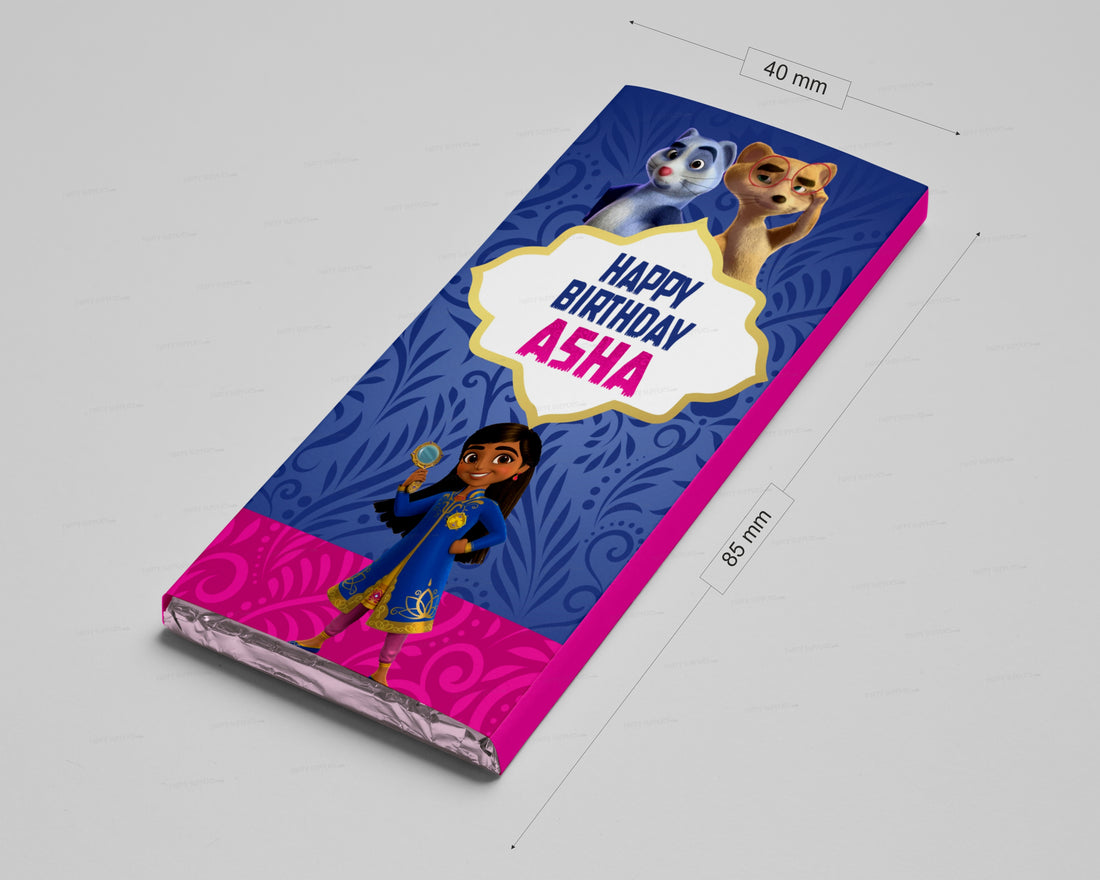 Mira The Royal Detective Theme Home Made Chocolate Return Gifts