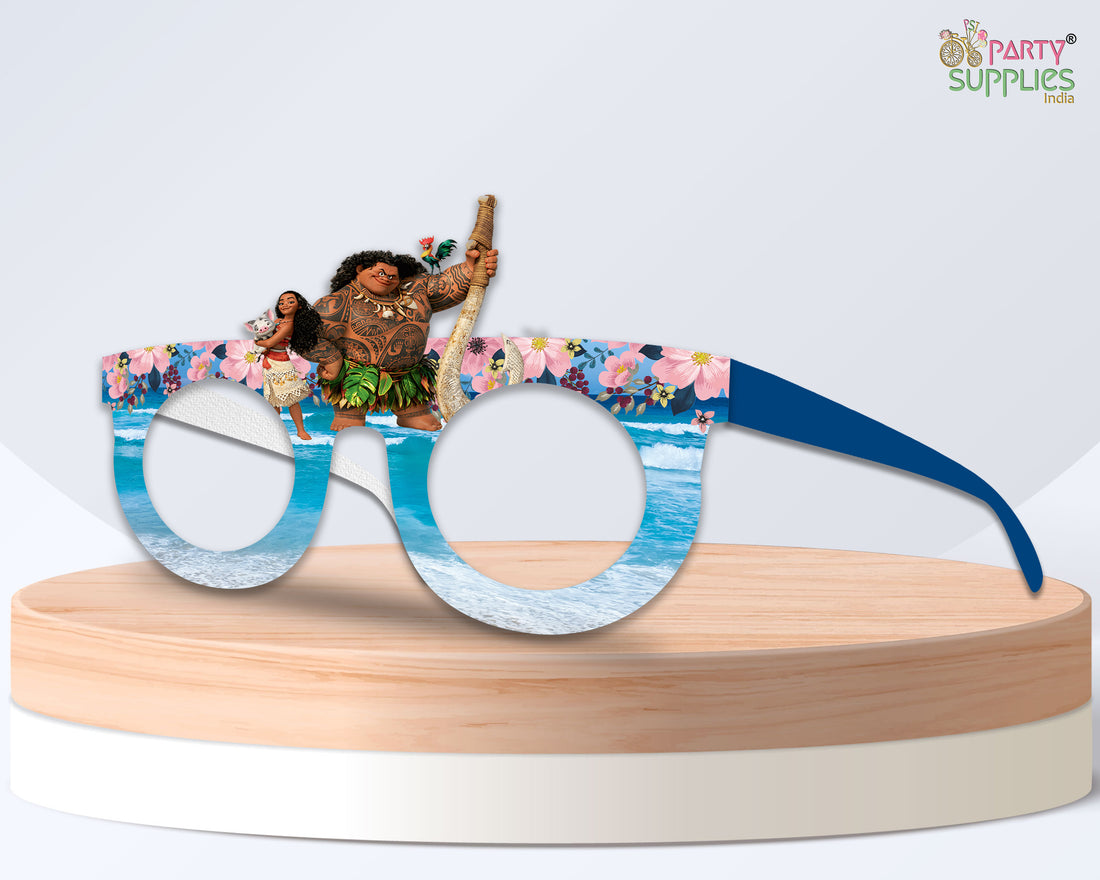 Moana theme Birthday Party glasses
