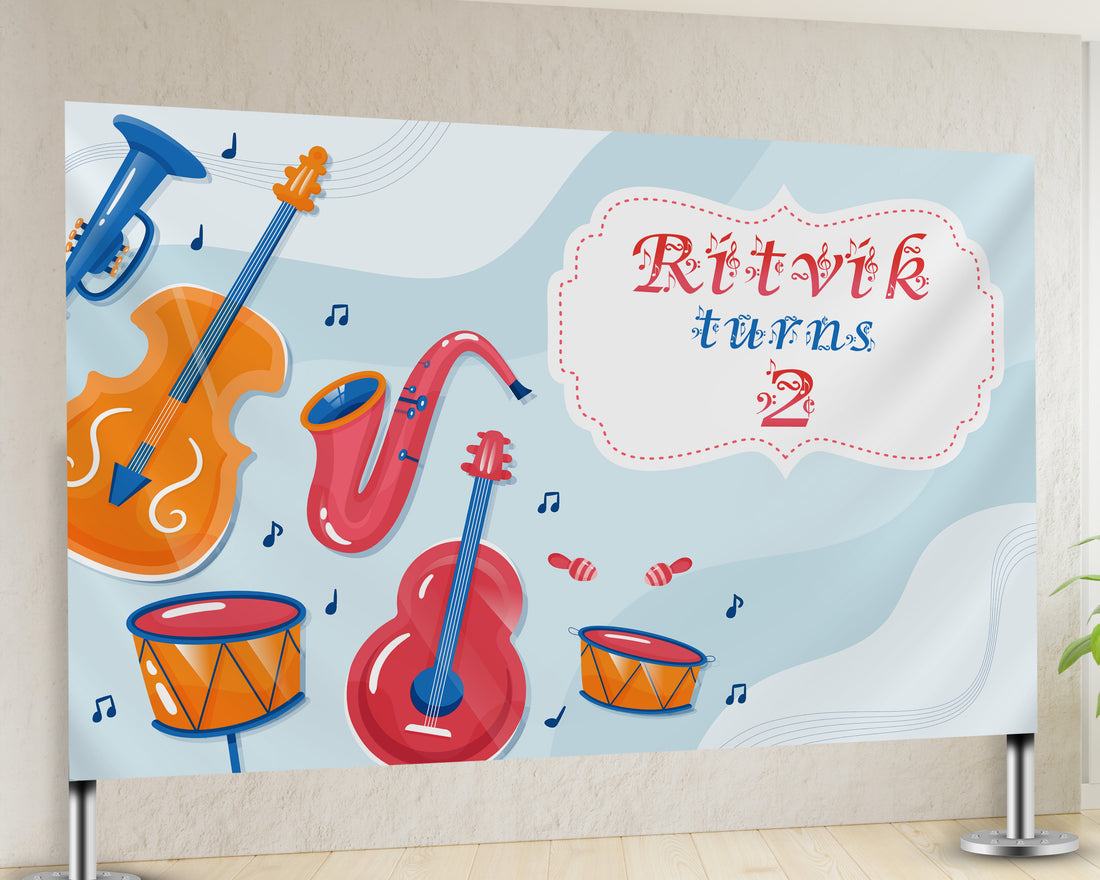 Music Theme Backdrop