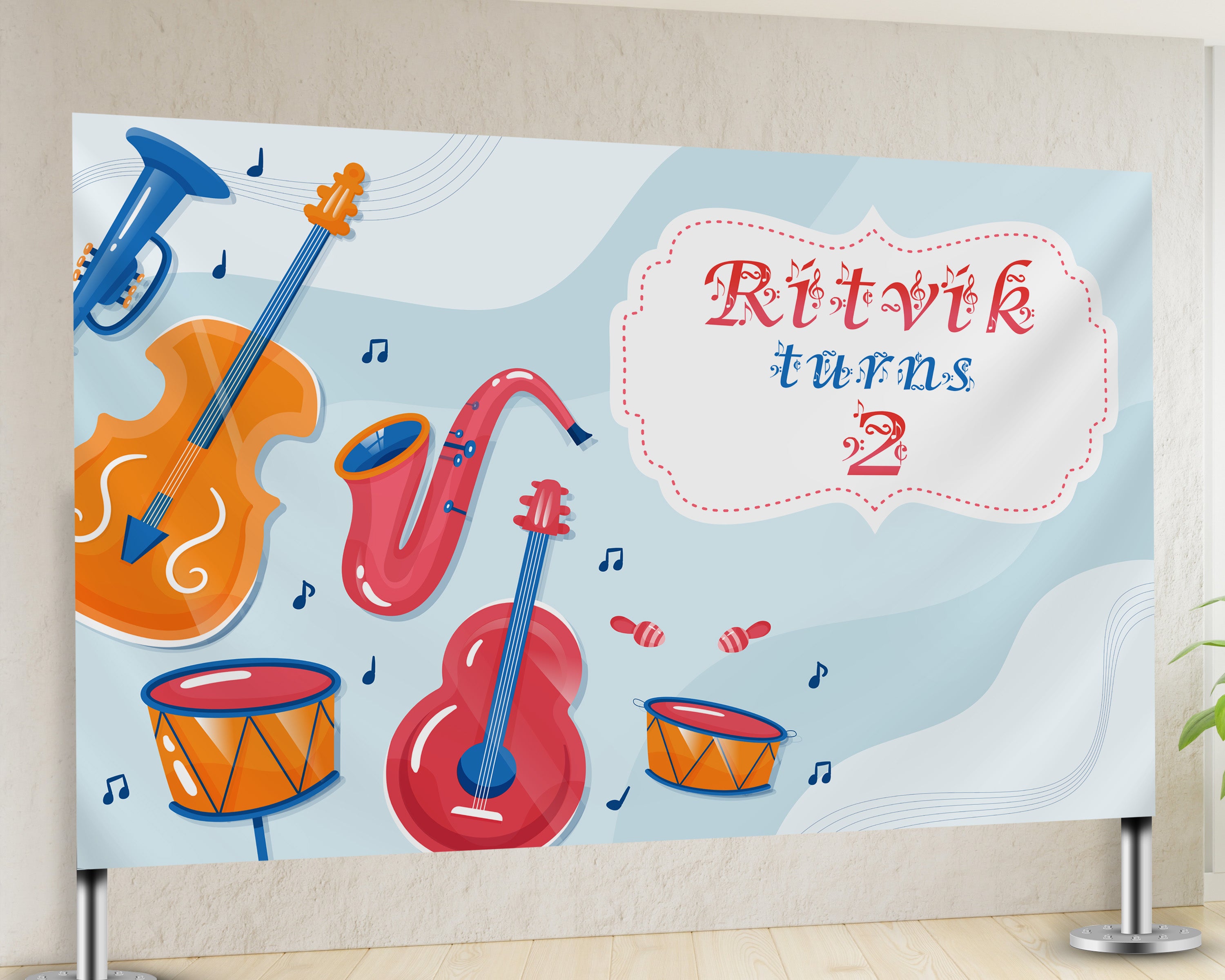 Music Theme Backdrop