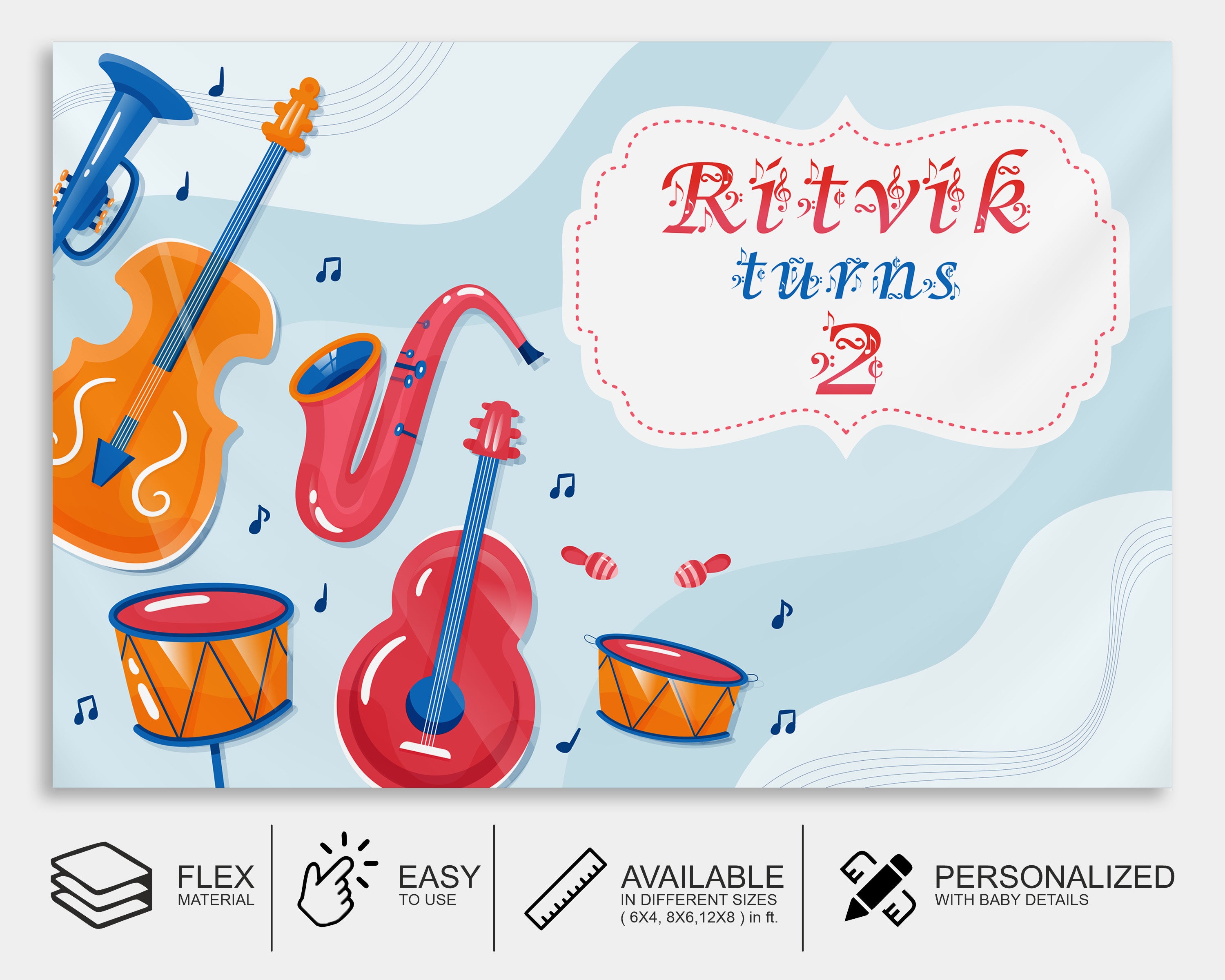 Music Theme Backdrop